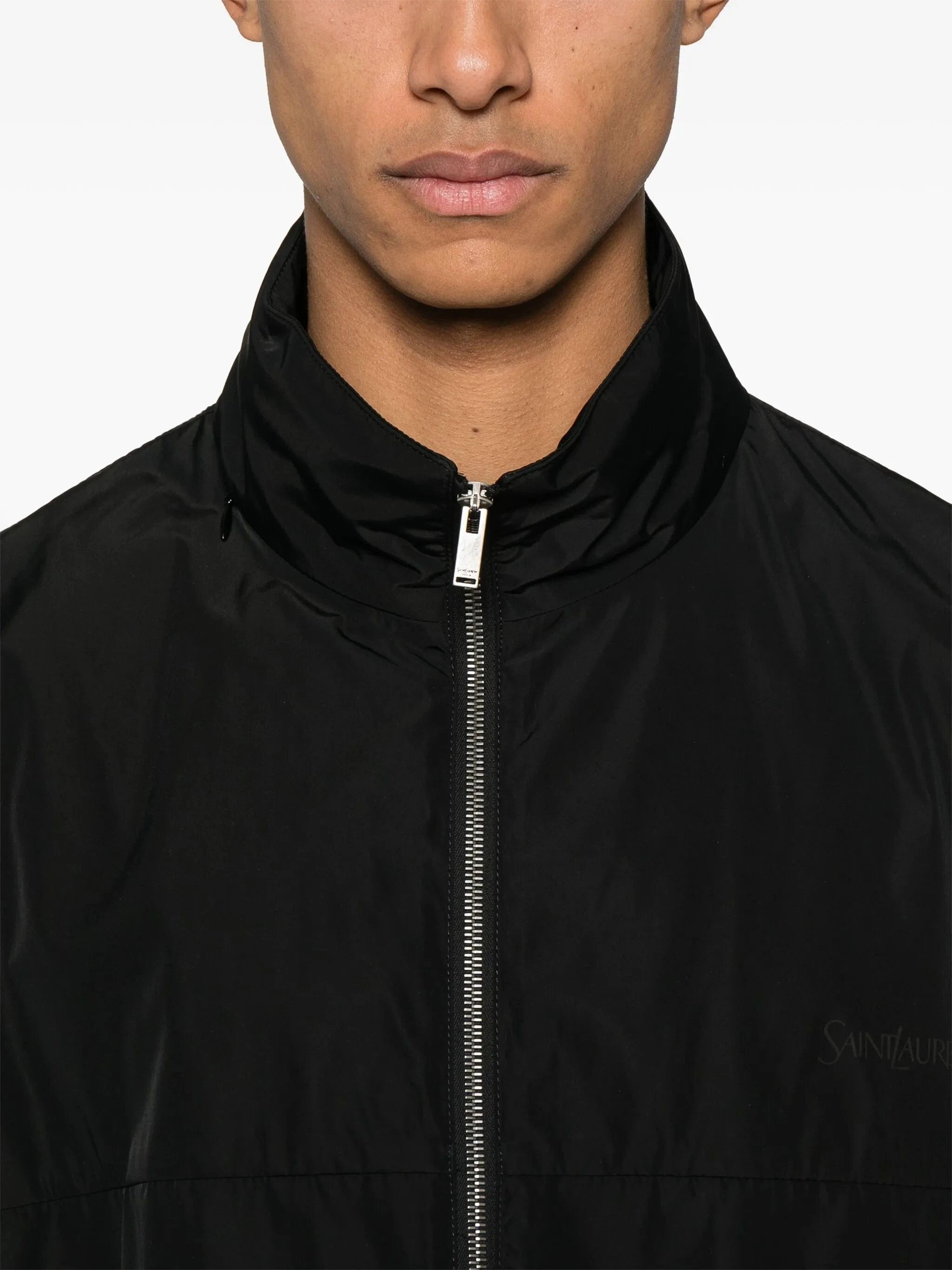 Saint Laurent Serge Logo-Print Jacket