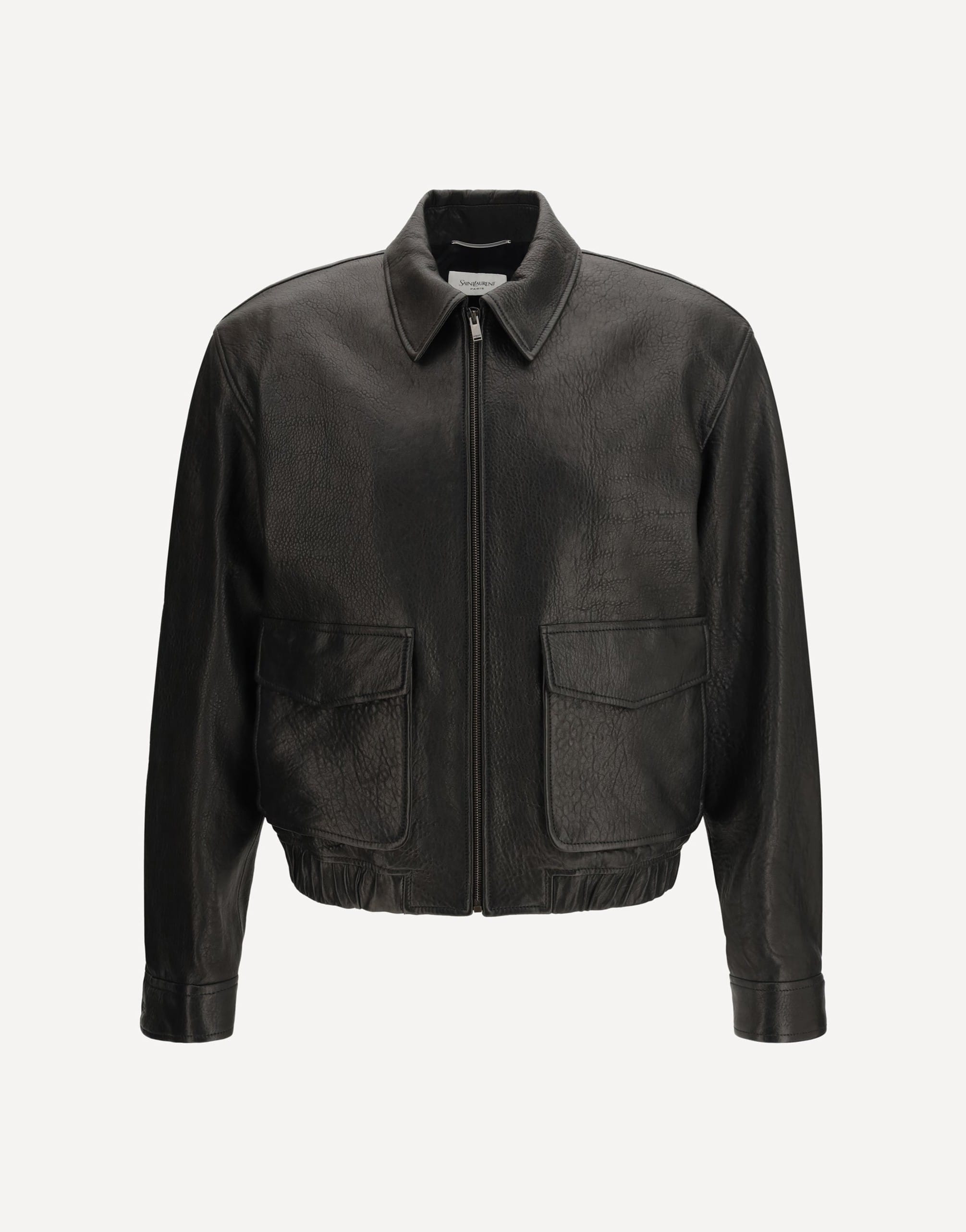 Saint Laurent ショートラムレザージャケット | Sendegaro JP