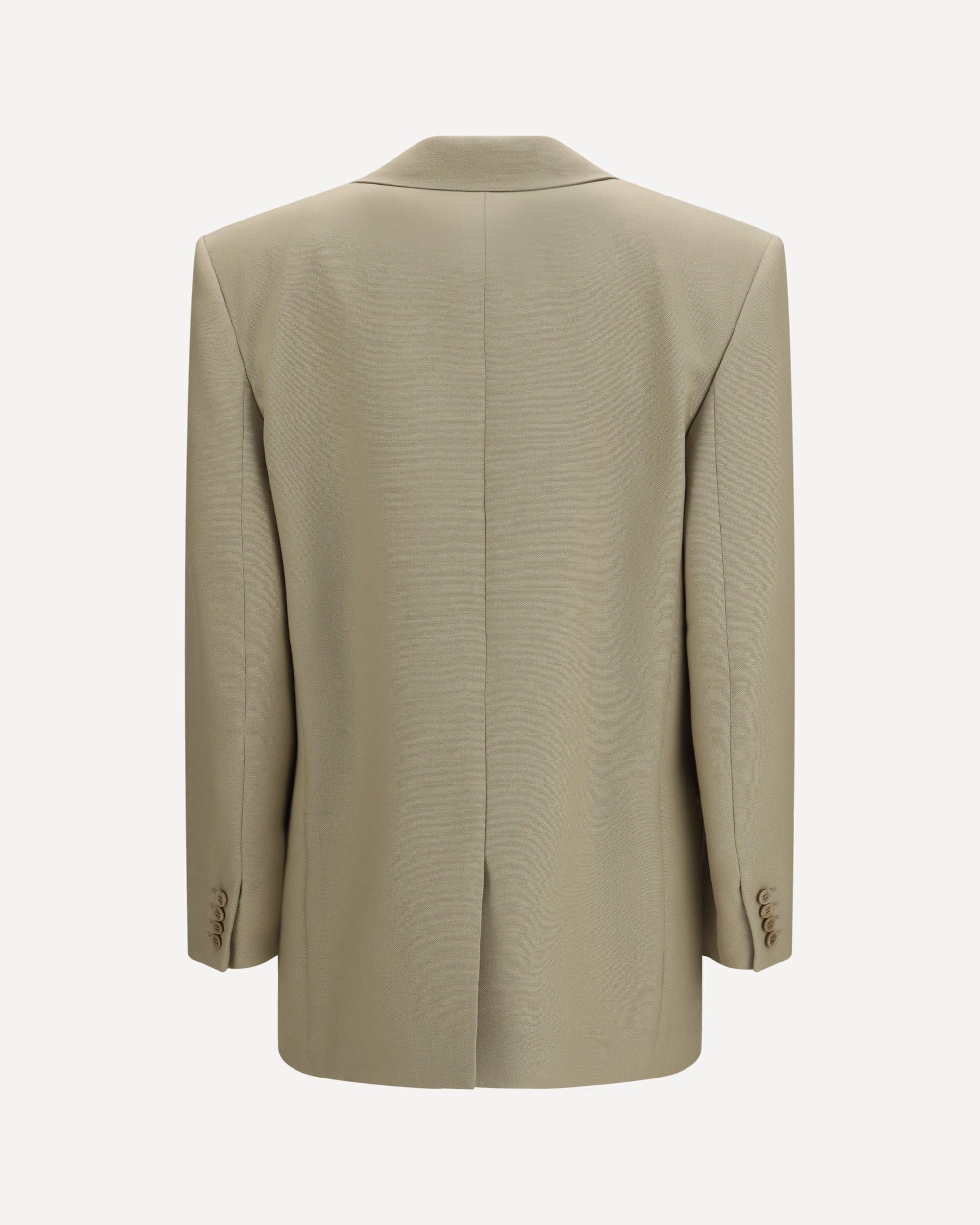 Saint Laurent Single-Breasted Wool And Silk Jacket - alternate view