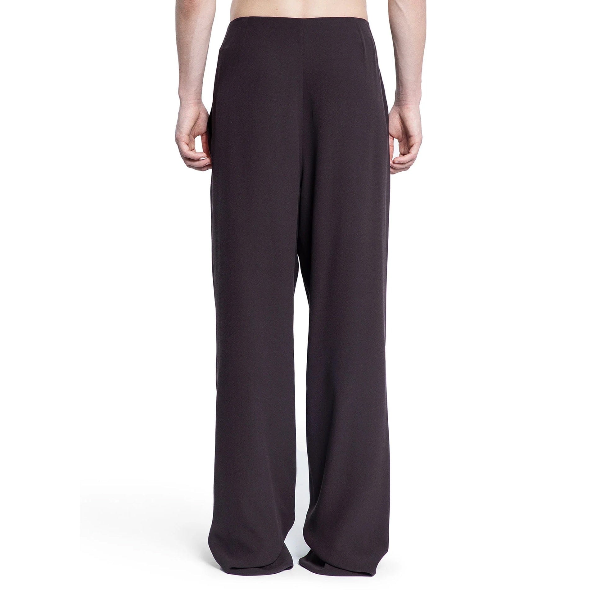 Saint Laurent Straight Cut Silk Pants | Sendegaro JP