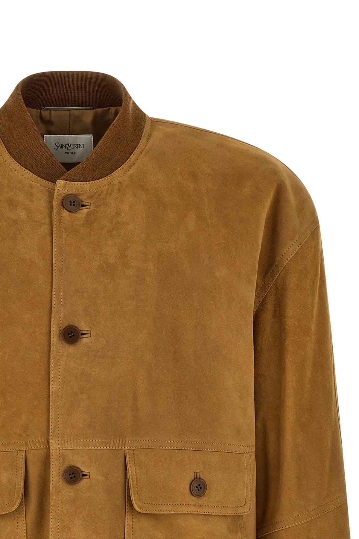 Saint Laurent Saint Laurent Suede Bomber Jacket