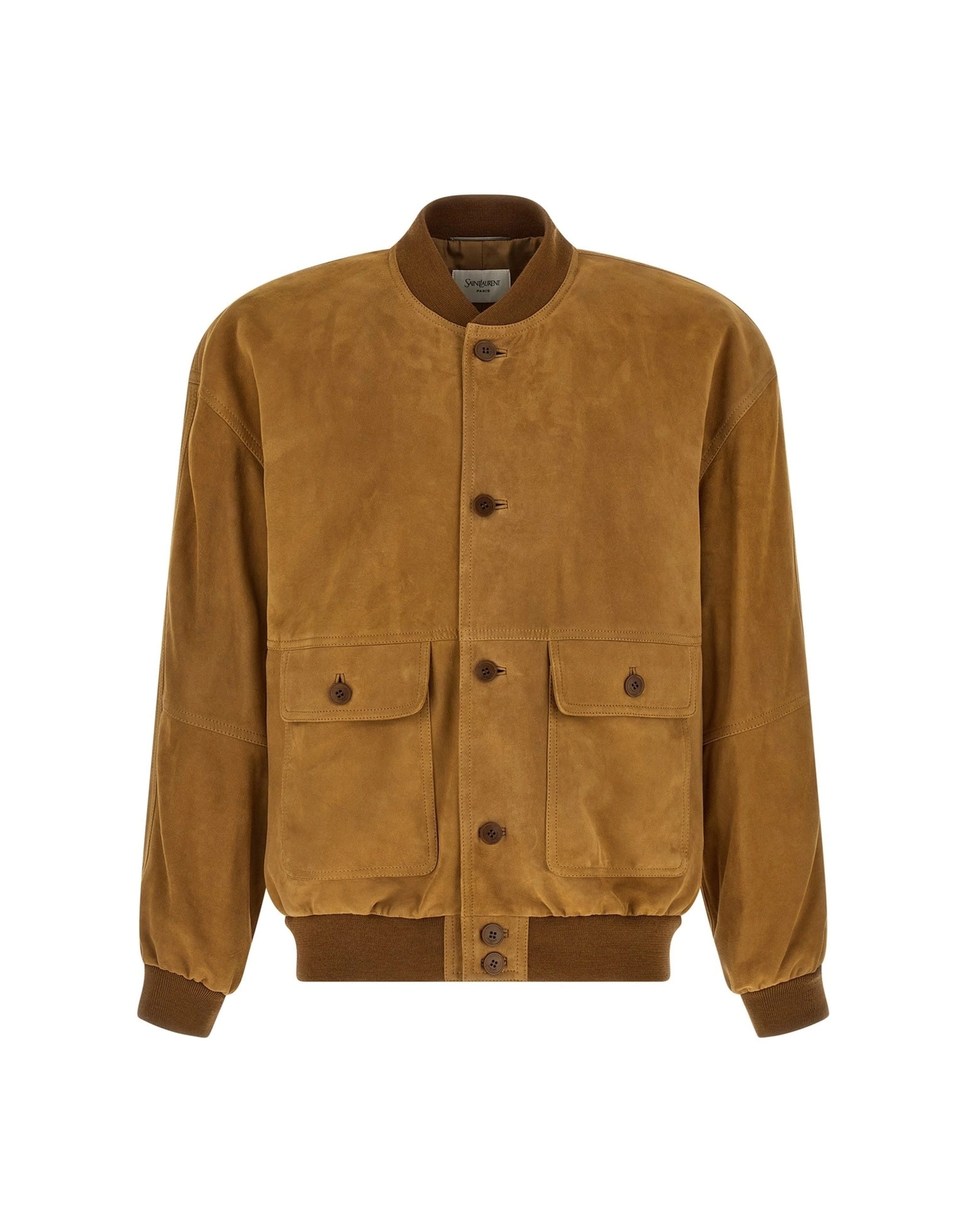 Saint Laurent Saint Laurent Suede Bomber Jacket