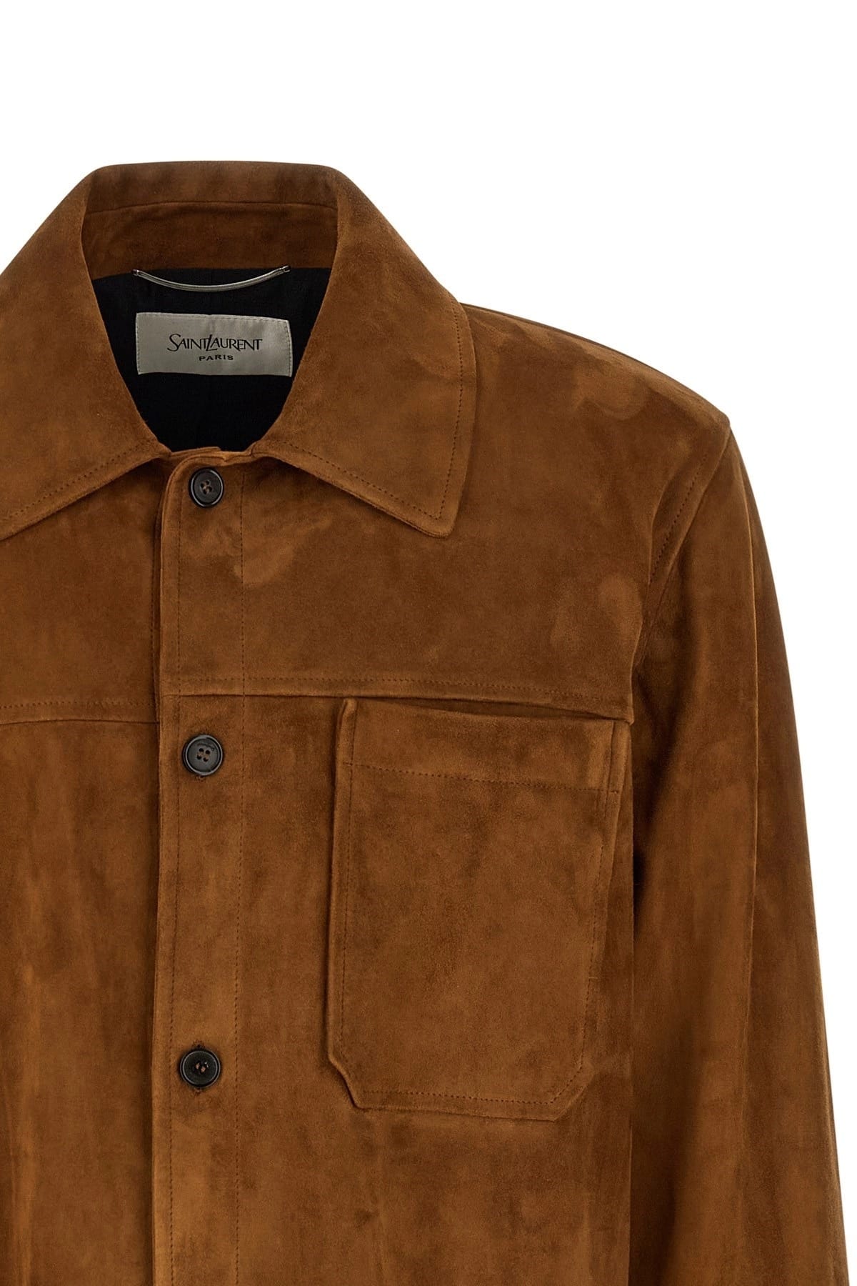 Saint Laurent Saint Laurent Suede Overshirt