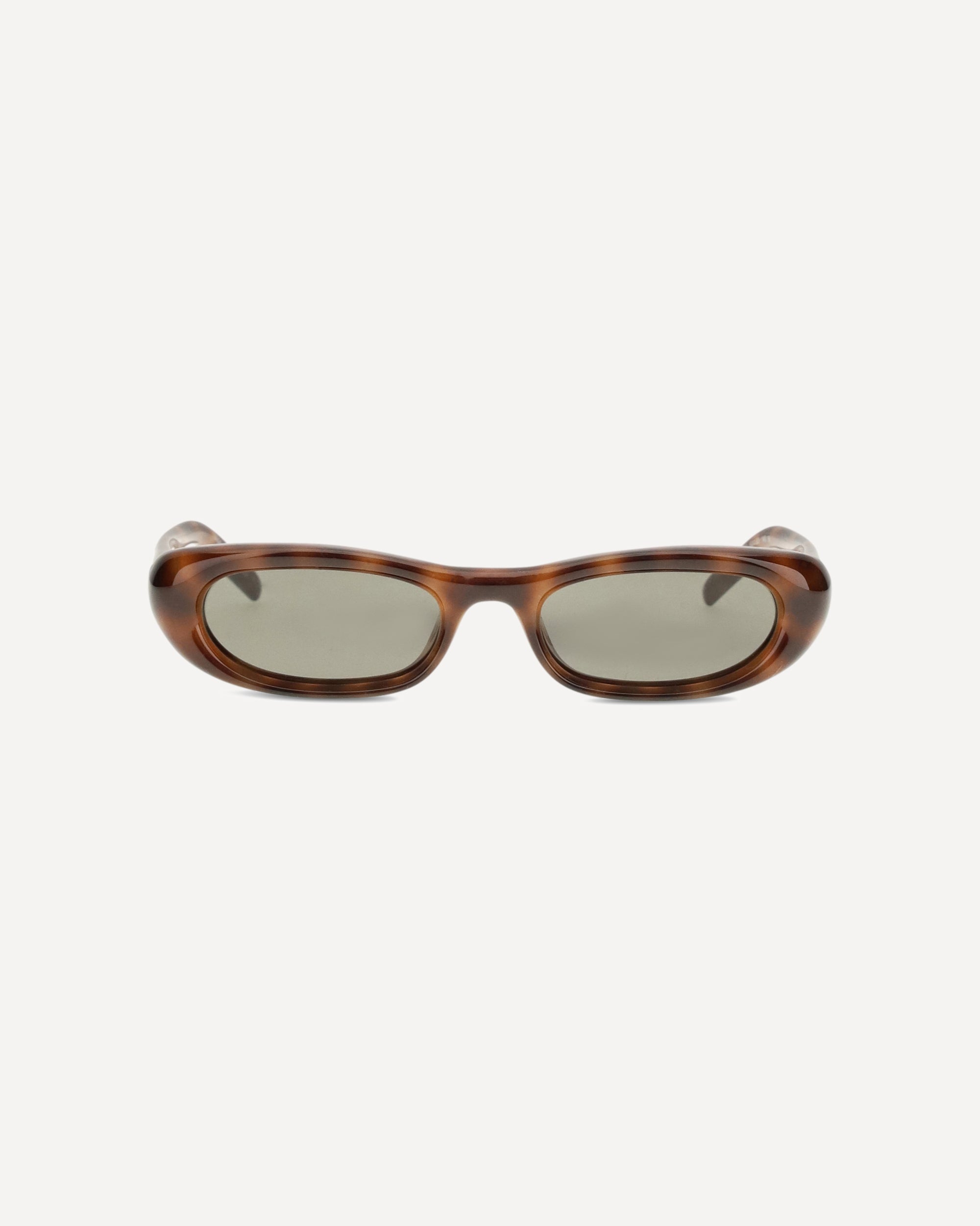 Saint Laurent Tortoiseshell Oval Sunglasses