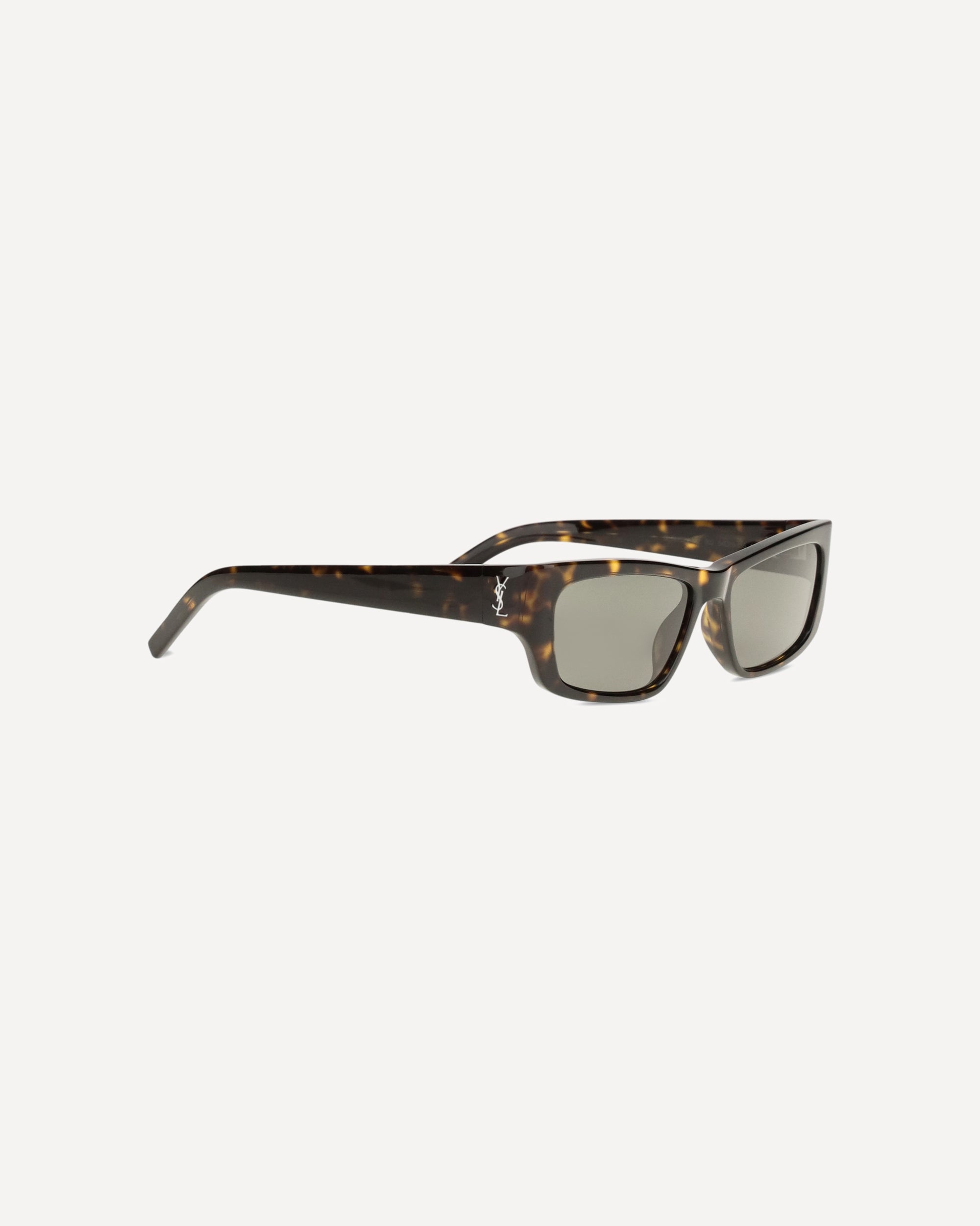 Saint Laurent Tortoiseshell Sunglasses Side Logo
