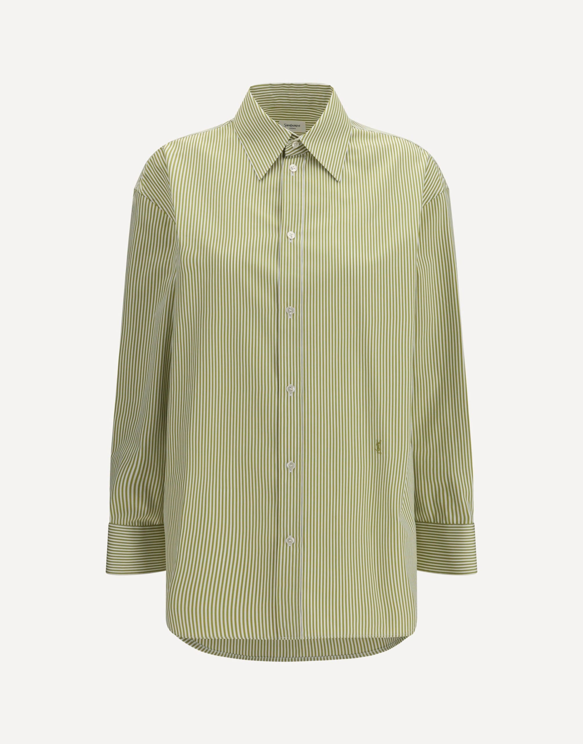Saint Laurent Vertical Striped Button Shirt