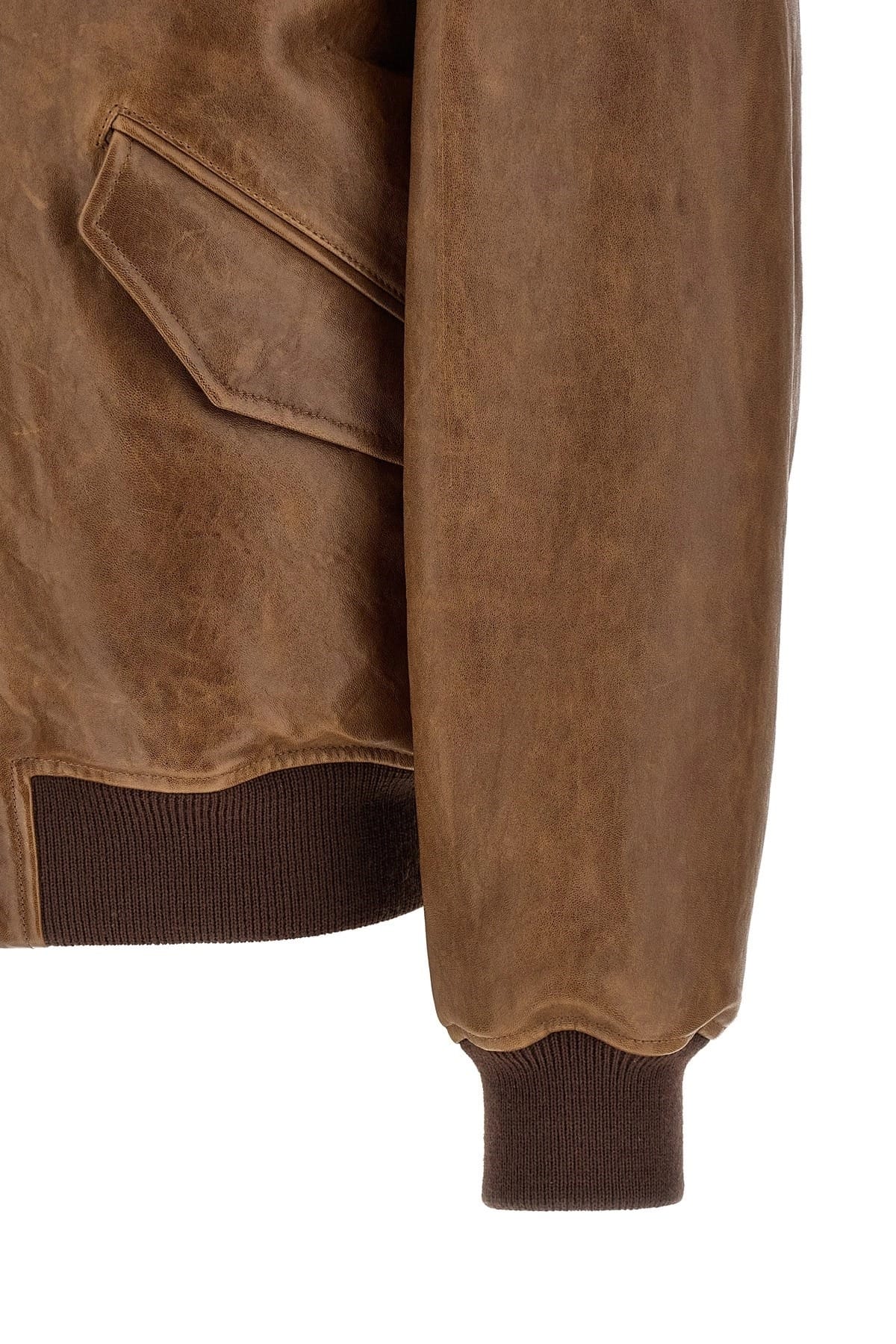 Saint Laurent Saint Laurent Vintage Leather Bomber Jacket