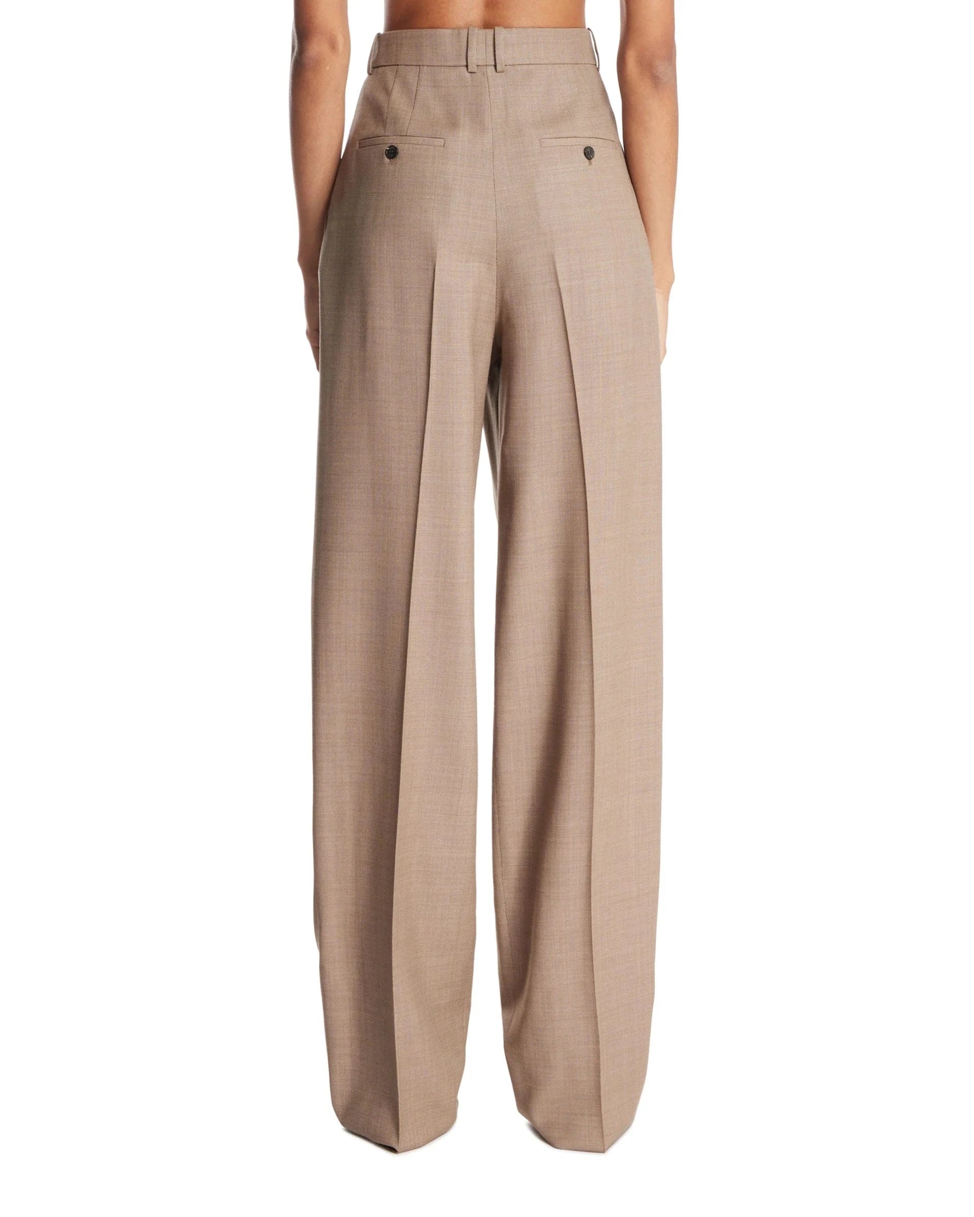 Saint Laurent Wool Wide-Leg Trousers