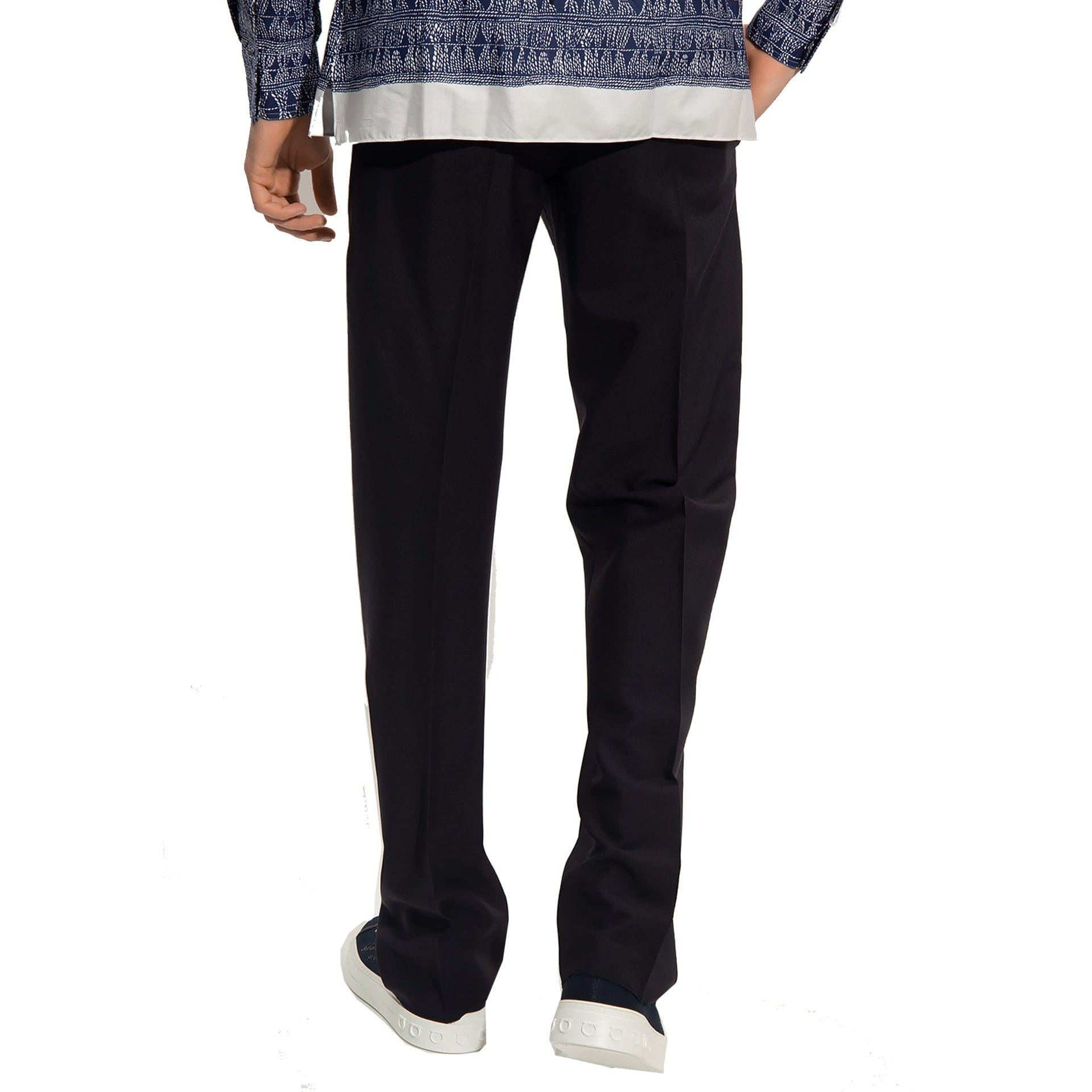 Salvatore Ferragamo Cotton Silk Pants