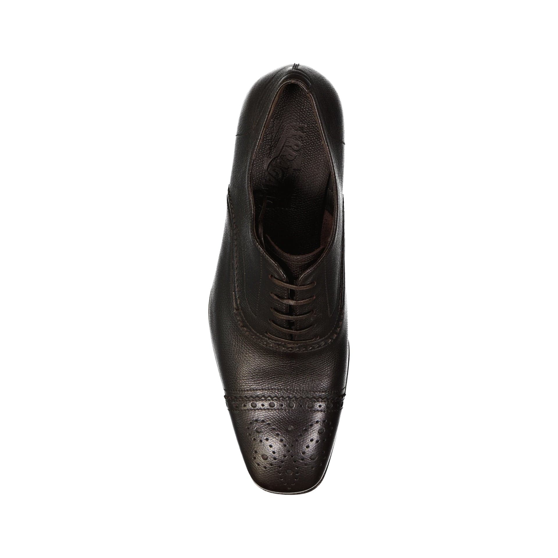 Salvatore Ferragamo Lane Lace-Up Leather Derbies