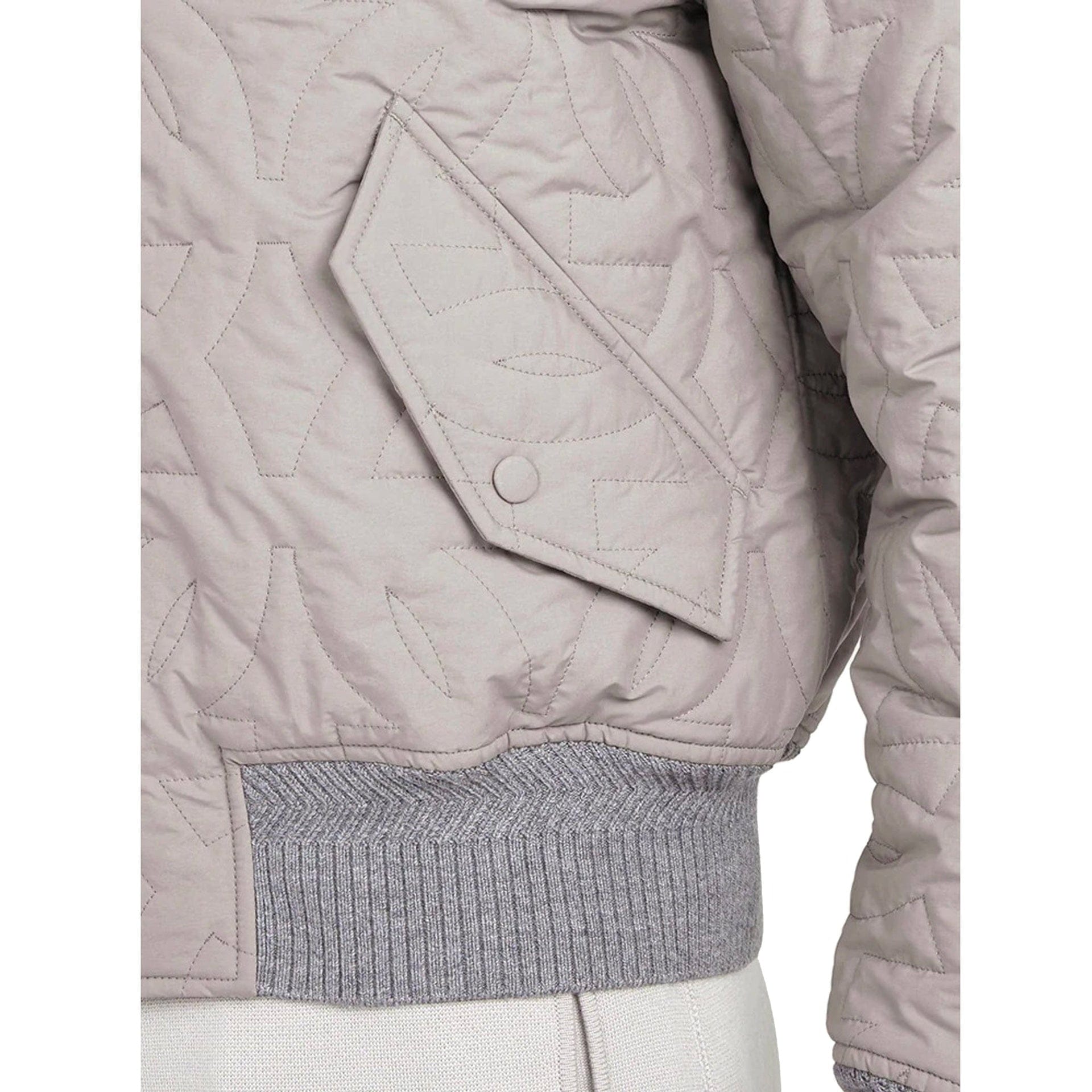 Salvatore Ferragamo Quilted Bomber Jacket With Zip | Sendegaro GR