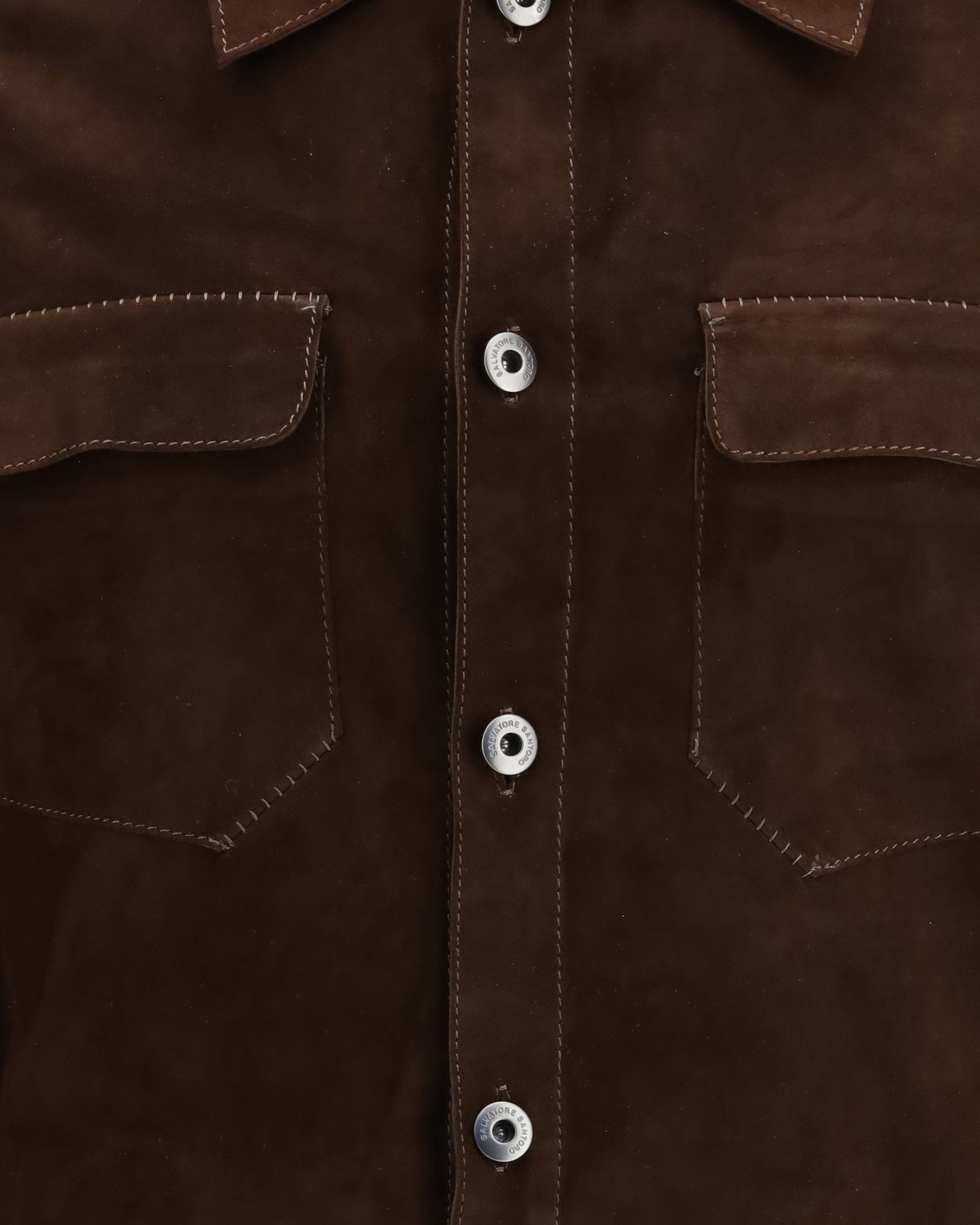 Salvatore Santoro Suede Leather Bomber Jacket