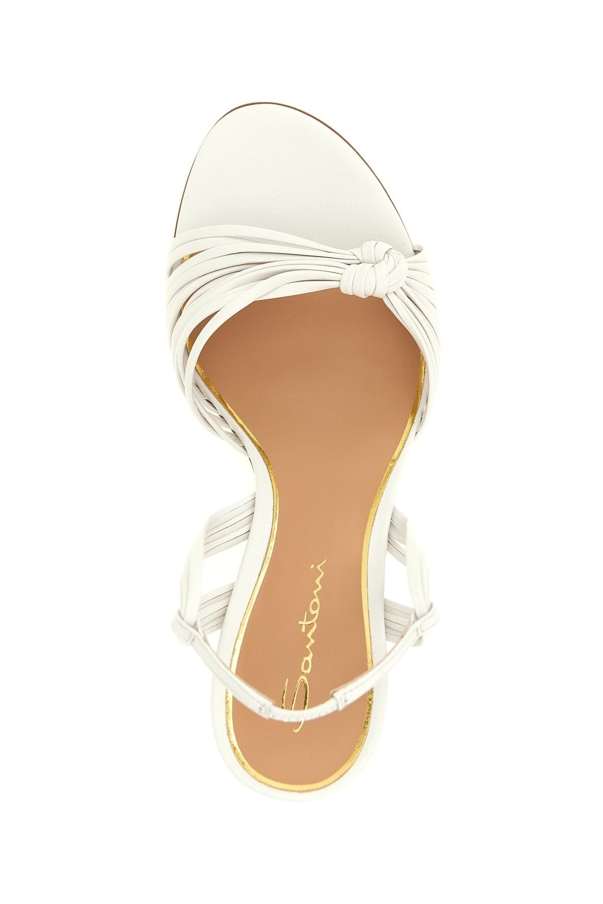 Santoni Santoni Eloise Leather Sandals
