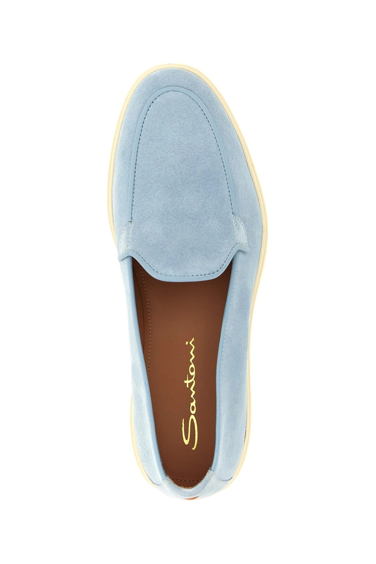 Santoni Santoni Light Blue Debora Loafers