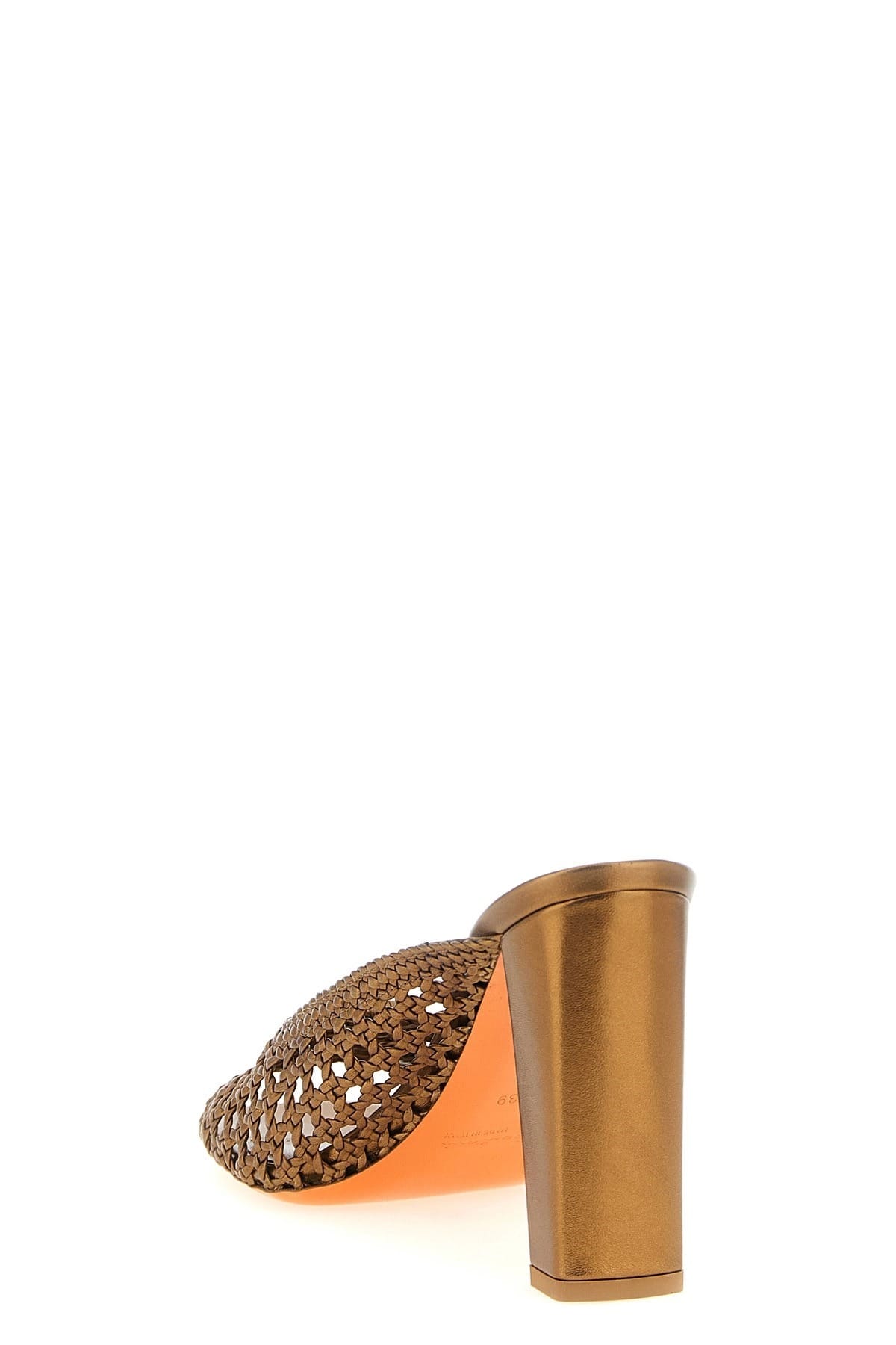 Santoni Santoni Luce Woven Leather Sandals