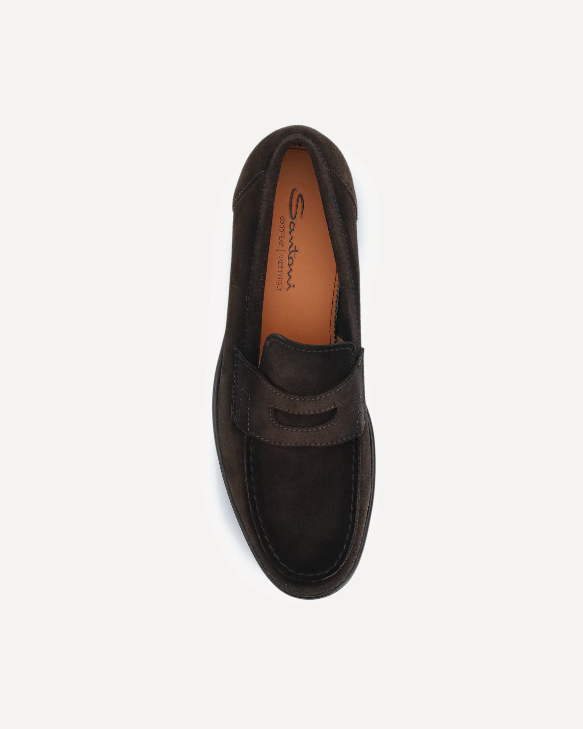 Santoni Suede Loafer