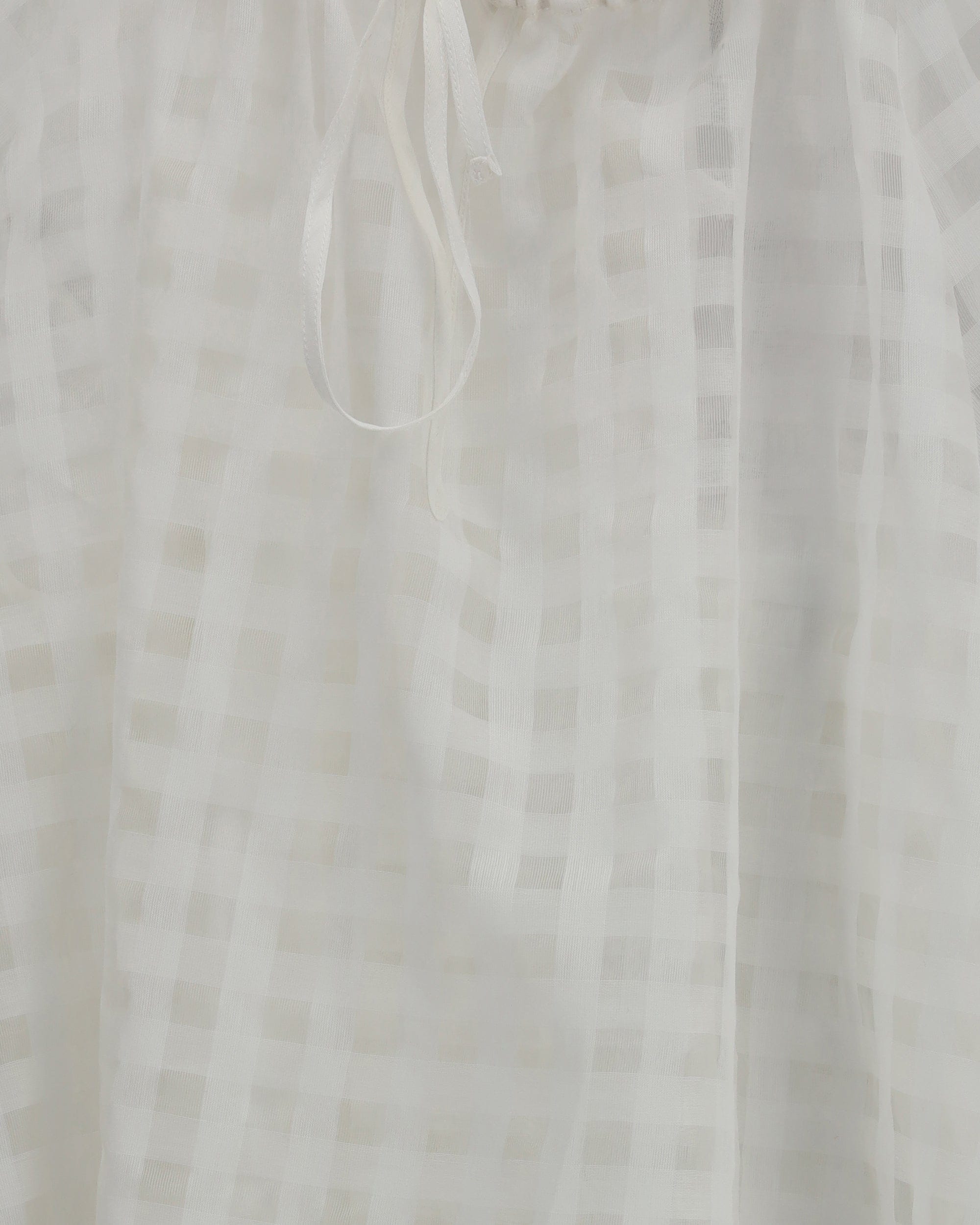 Sara Roka Amabel Shirt Tie-Neck Checked