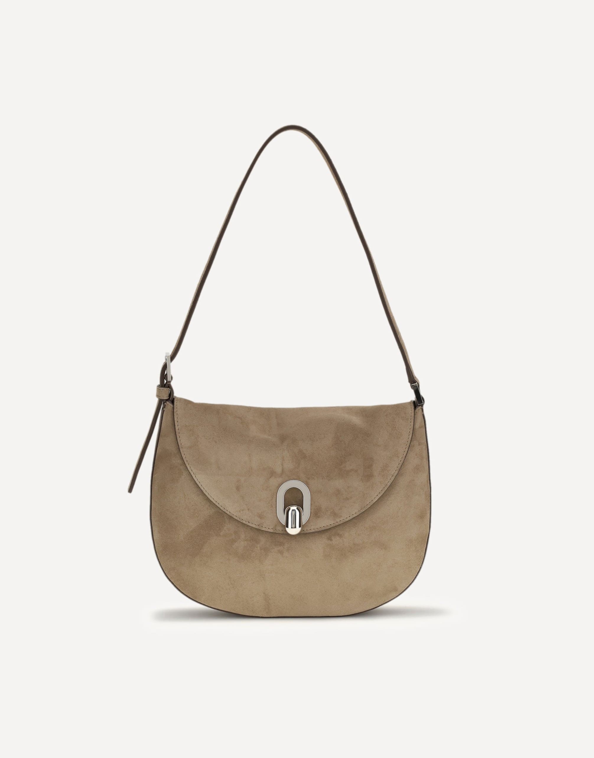 Savette Round Hobo Shoulder Bag