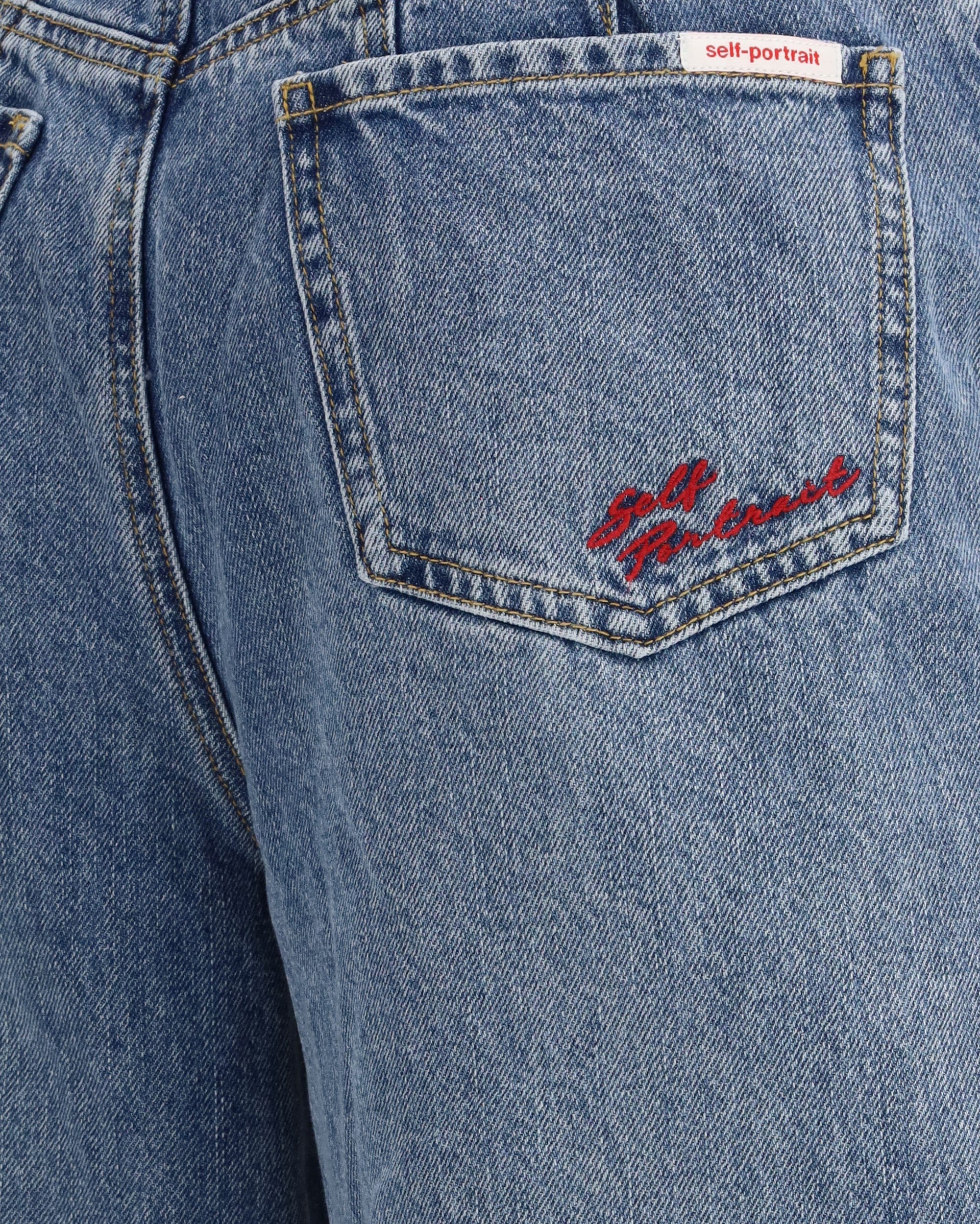 Self-Portrait Barrel Leg Jeans