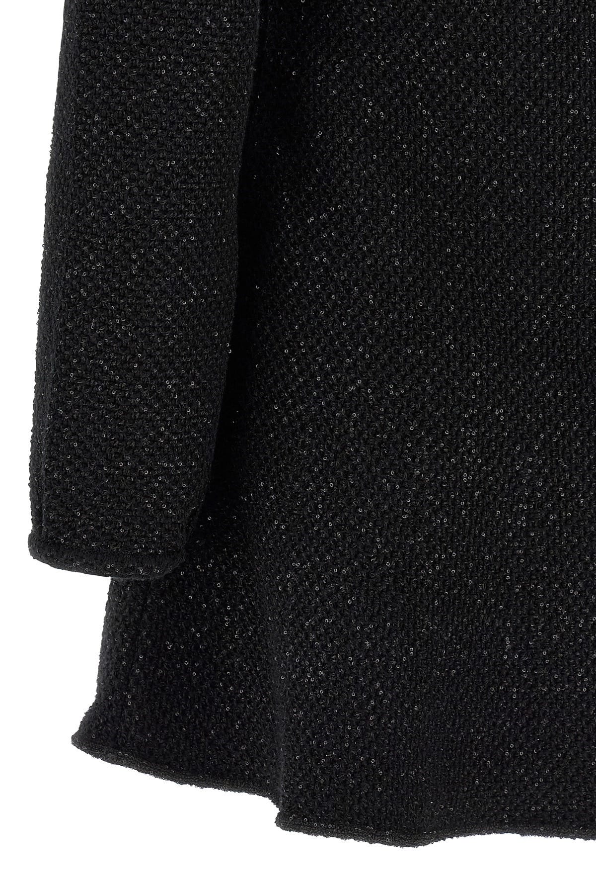 Self-Portrait Self-Portrait Black Sequin Knit Mini Dress
