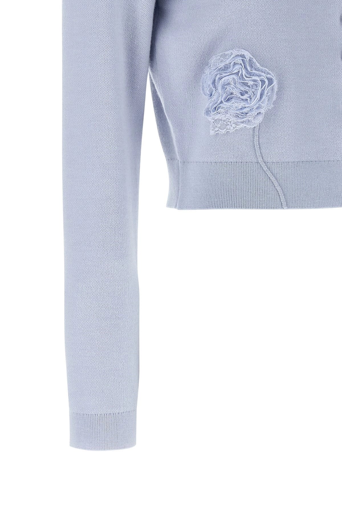 Self-Portrait Self-Portrait Blue Flower Knit Cardigan