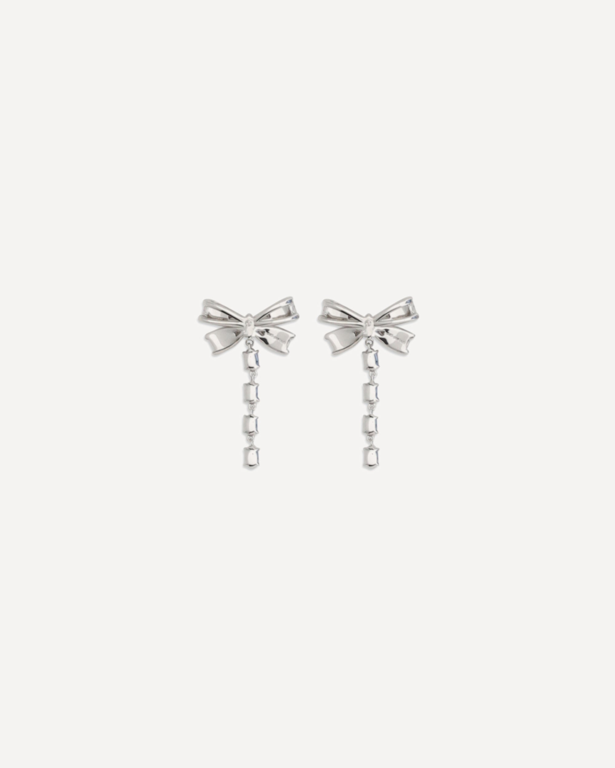 Self-Portrait Self-Portrait Crystal Bow Drop Earrings