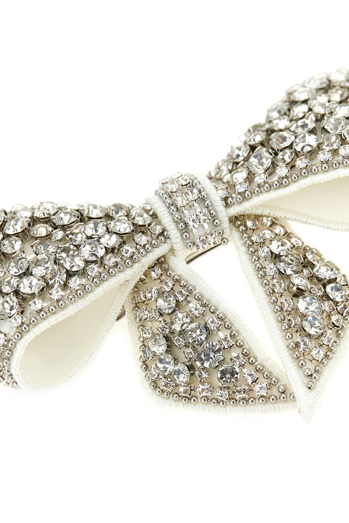 Self-Portrait Self-Portrait Crystal Embellished Bow Hair Clip