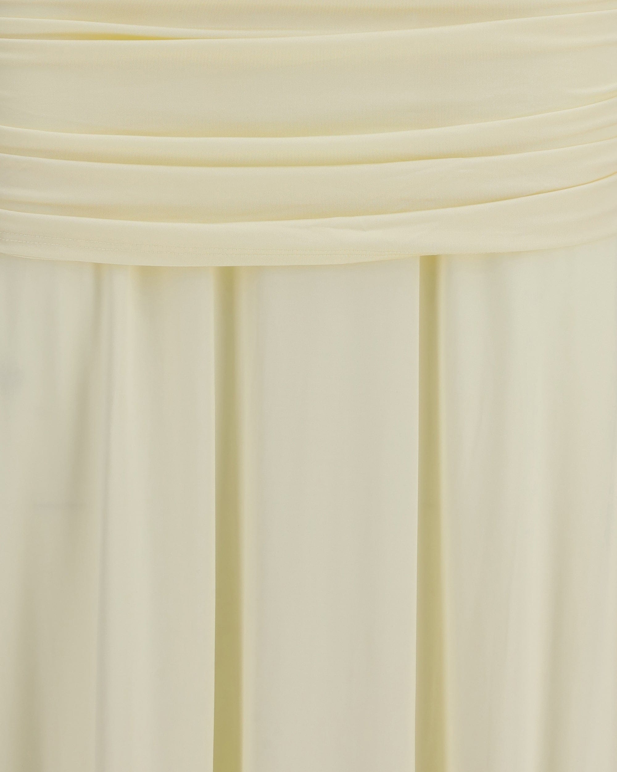 Self-Portrait Draped Jersey Maxi Dress