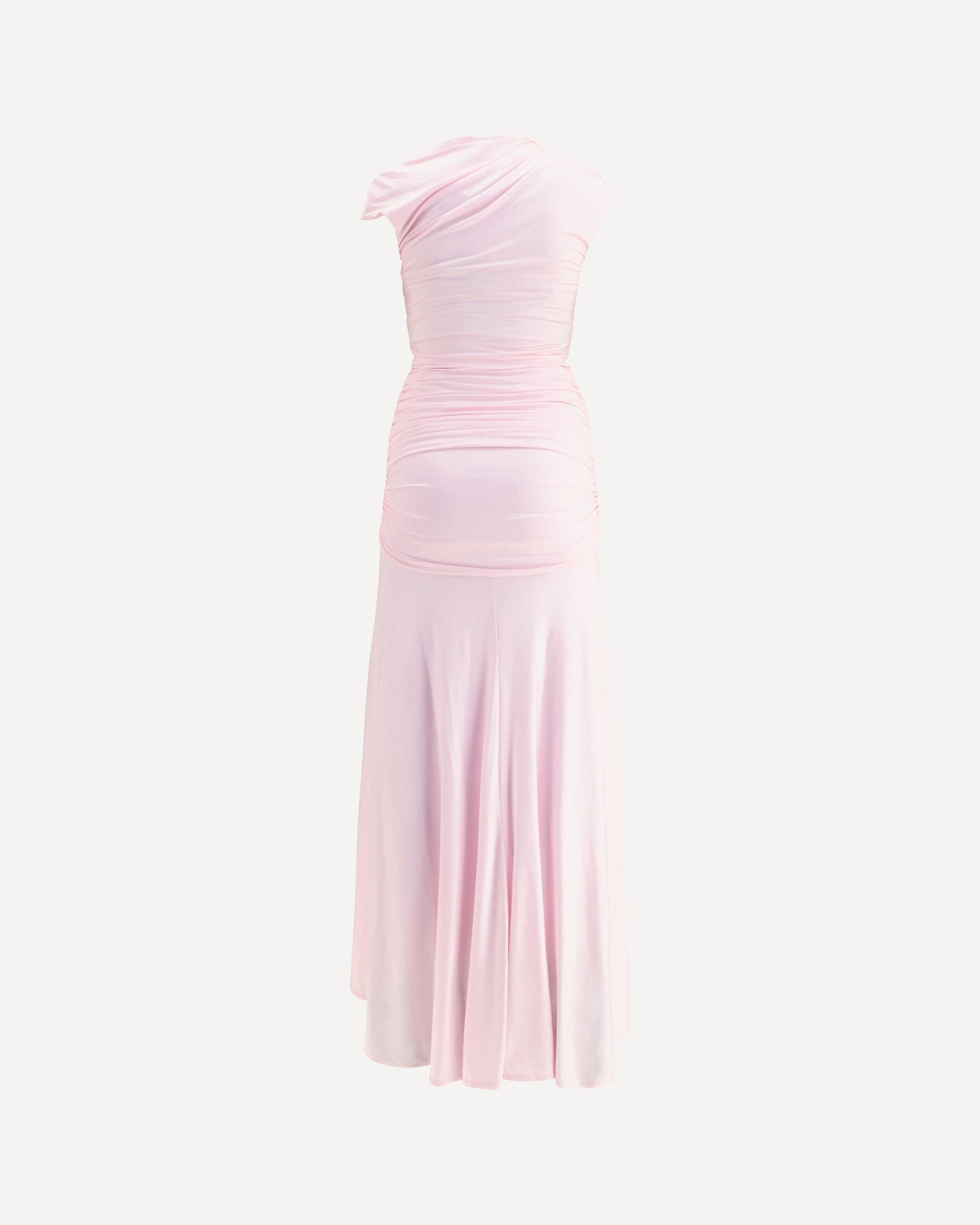Self-Portrait Draped Jersey Maxi Dress