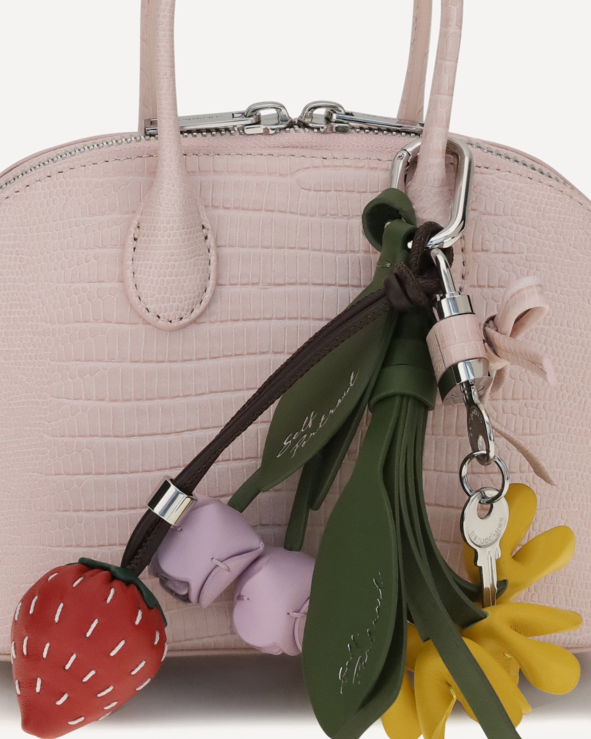 Self-Portrait Self-Portrait Embossed Leather Handbag
