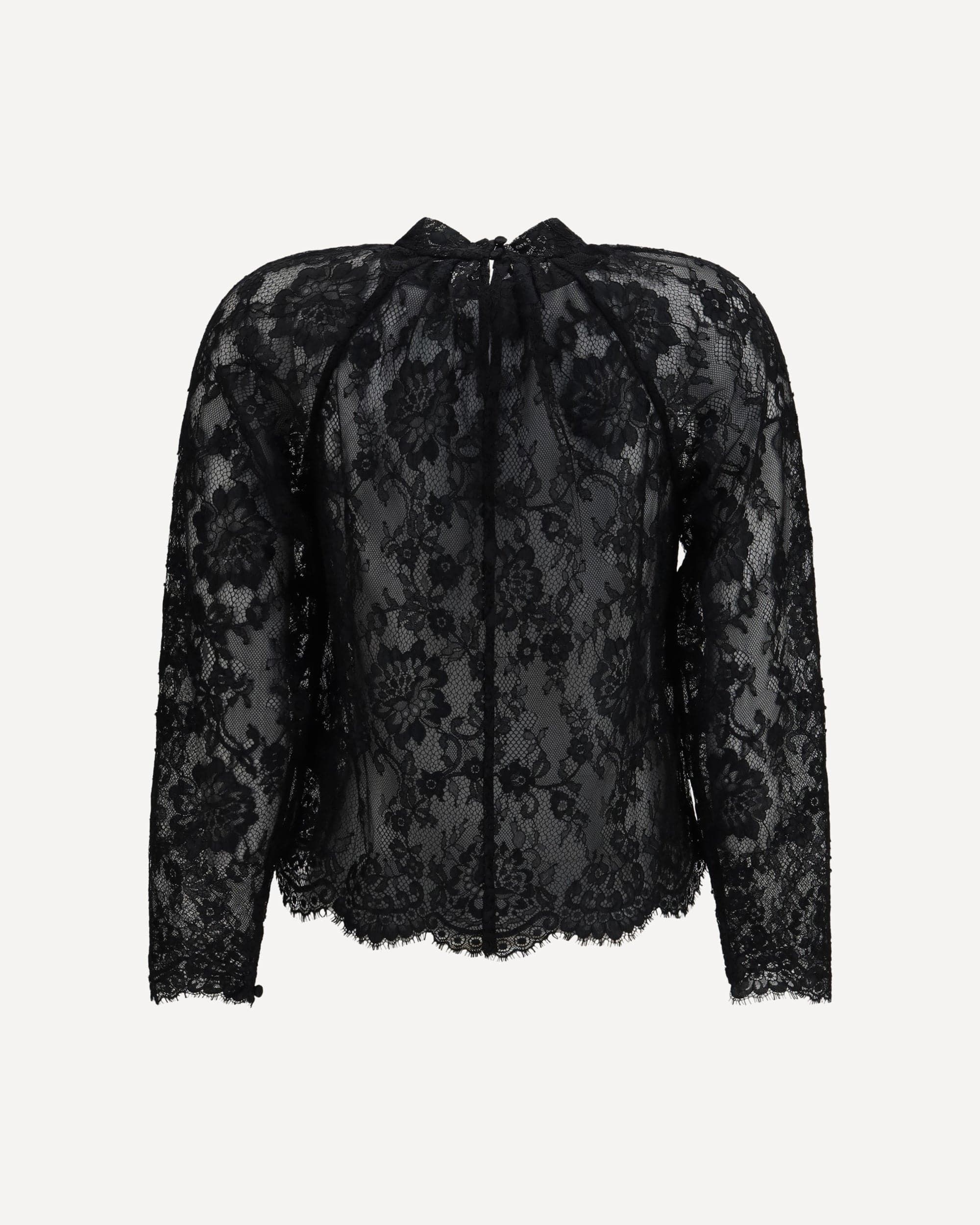 Self-Portrait kanten blouse - alternate view