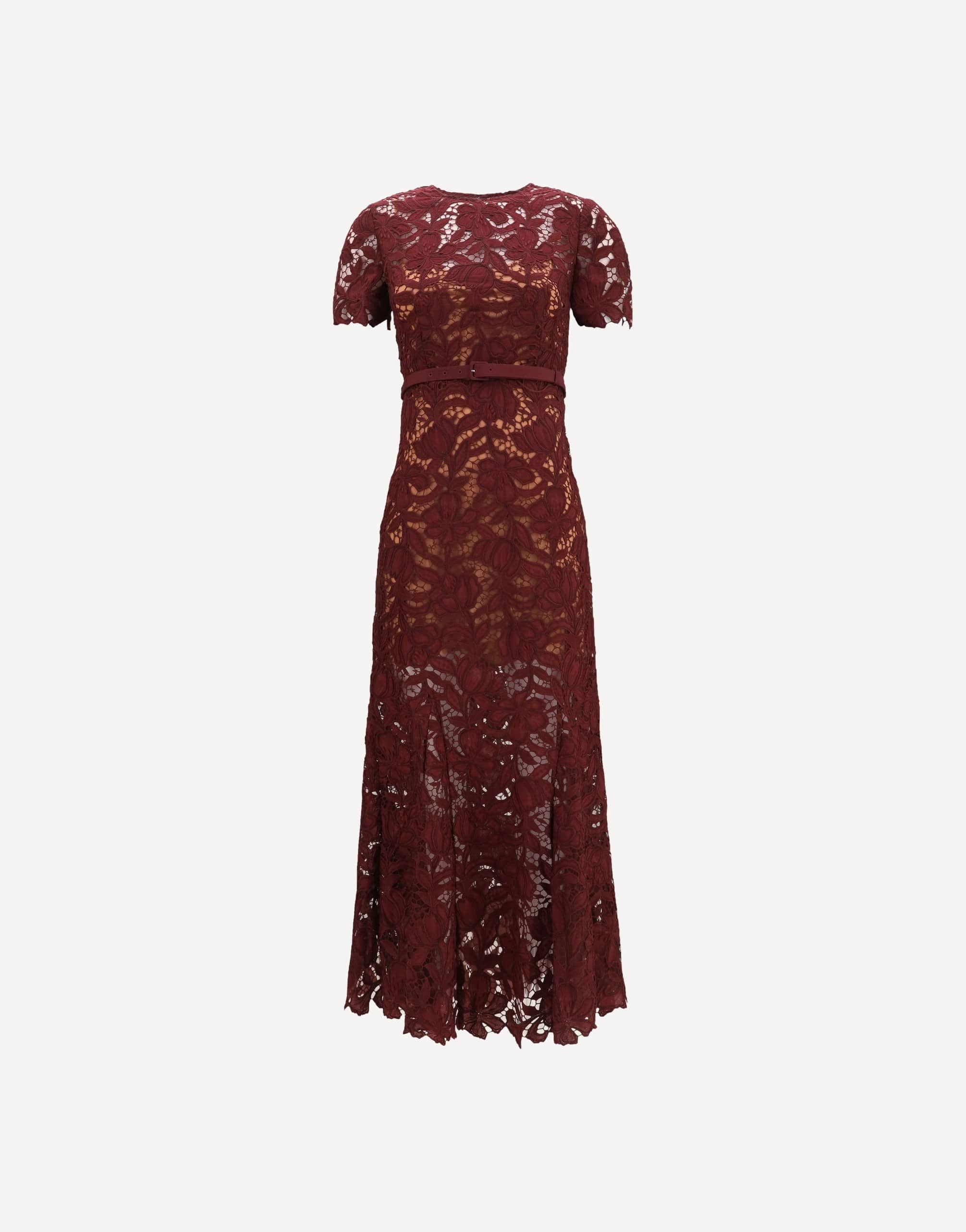 Self-Portrait Midi Lace Dress