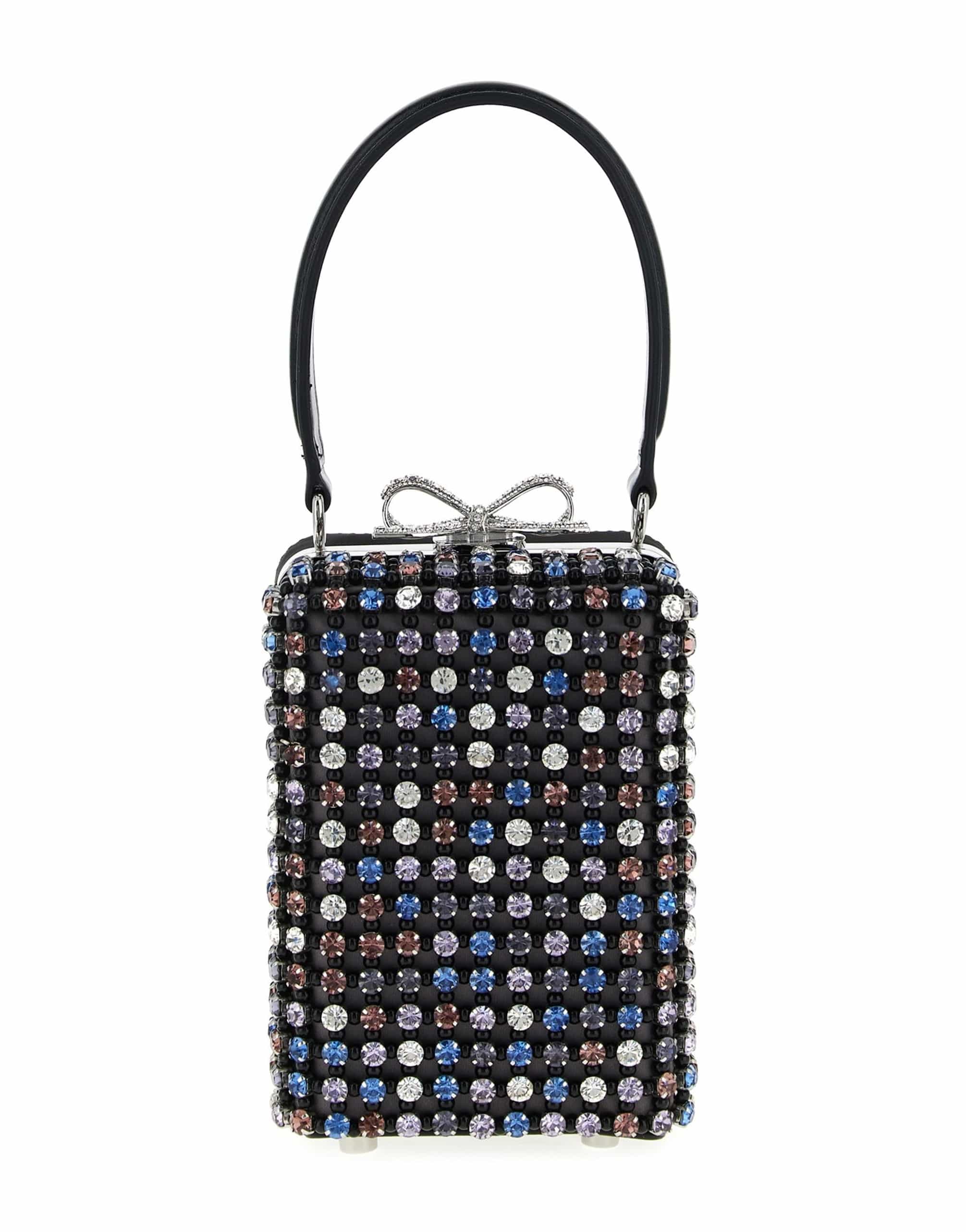 Self-Portrait Self-Portrait Multi Crystal Chainmail Handbag
