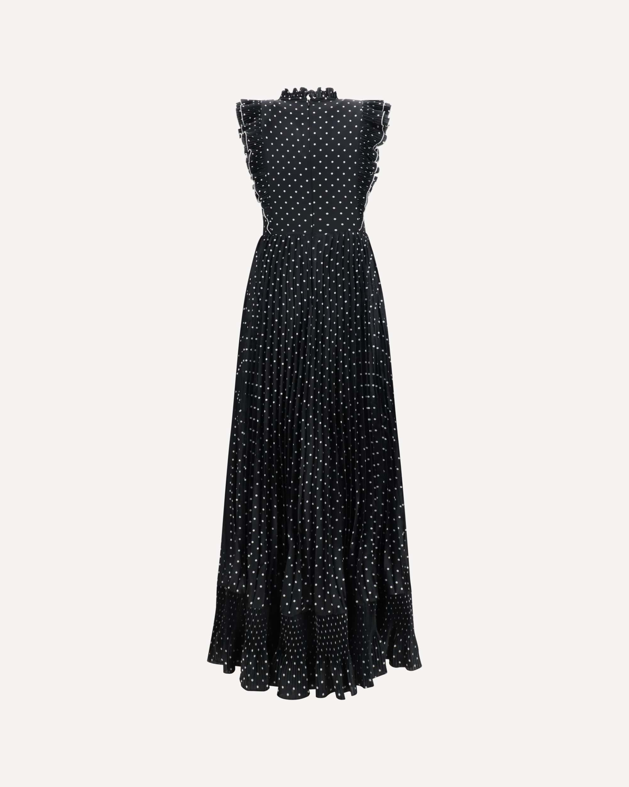 Self-Portrait Polka Dot Maxi Dress - alternate view