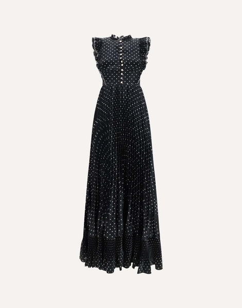 Self-Portrait Polka Dot Maxi Dress | Sendegaro