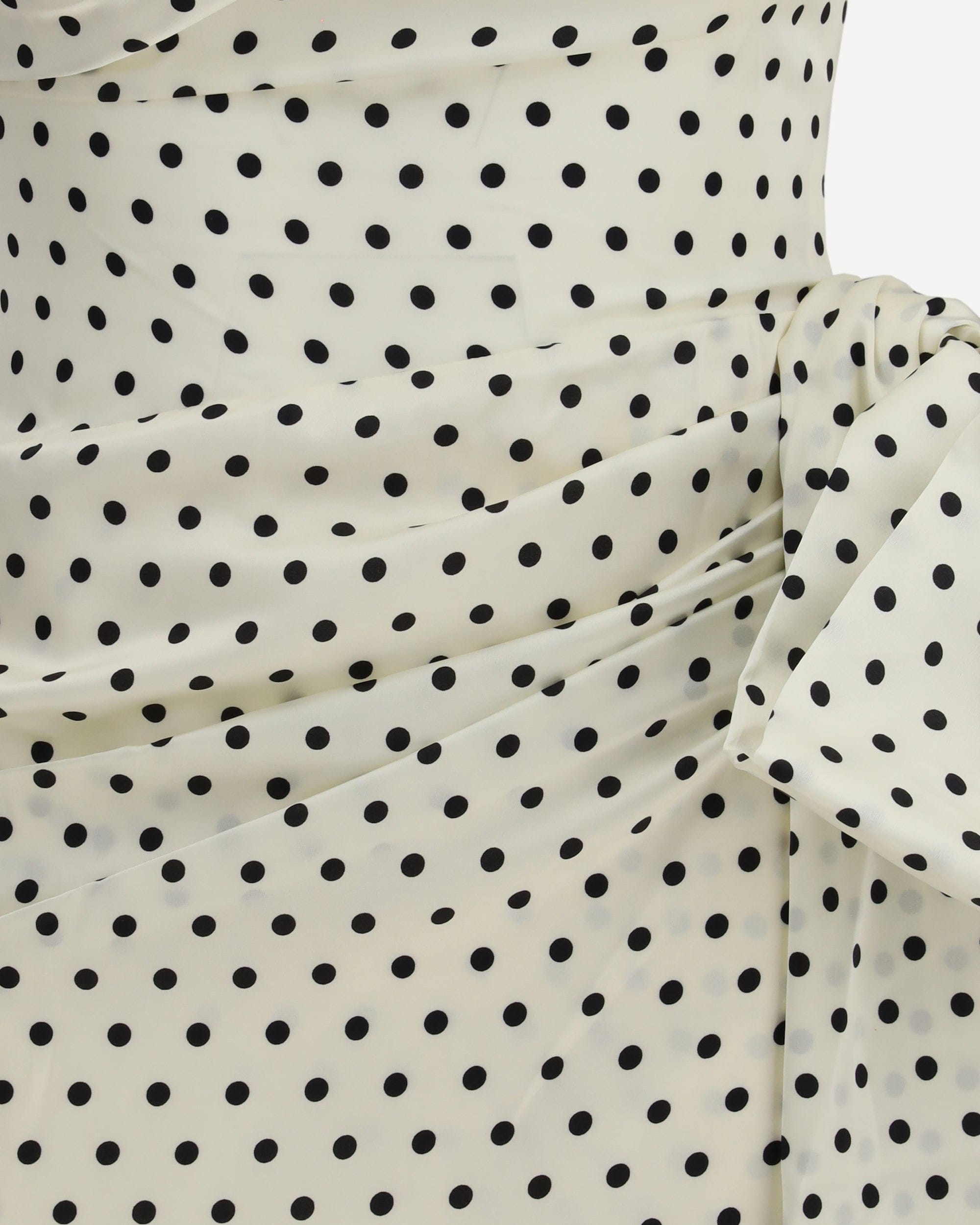 Self-Portrait Polka Dot Satin Mini Dress