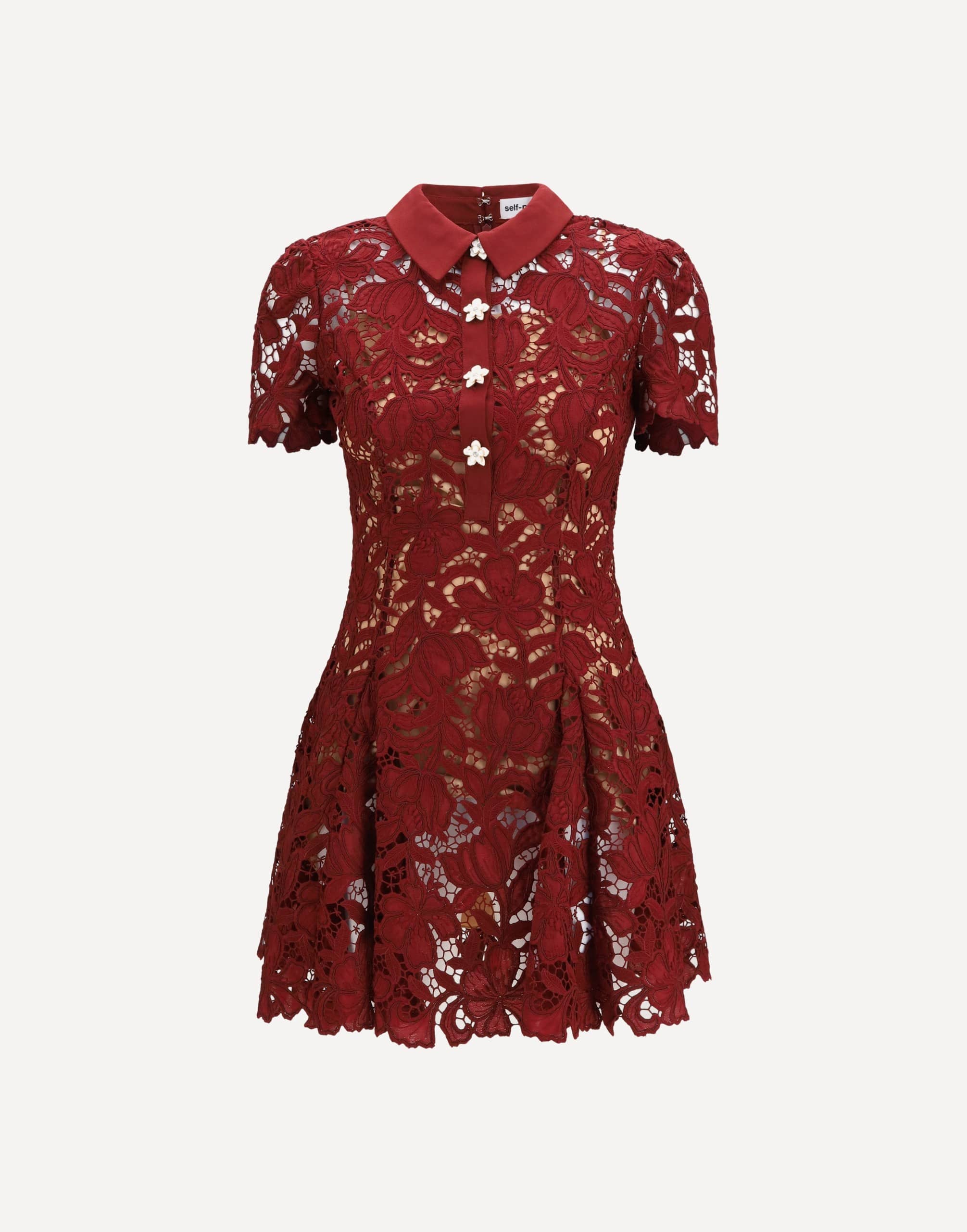 Self-Portrait Short Lace Dress