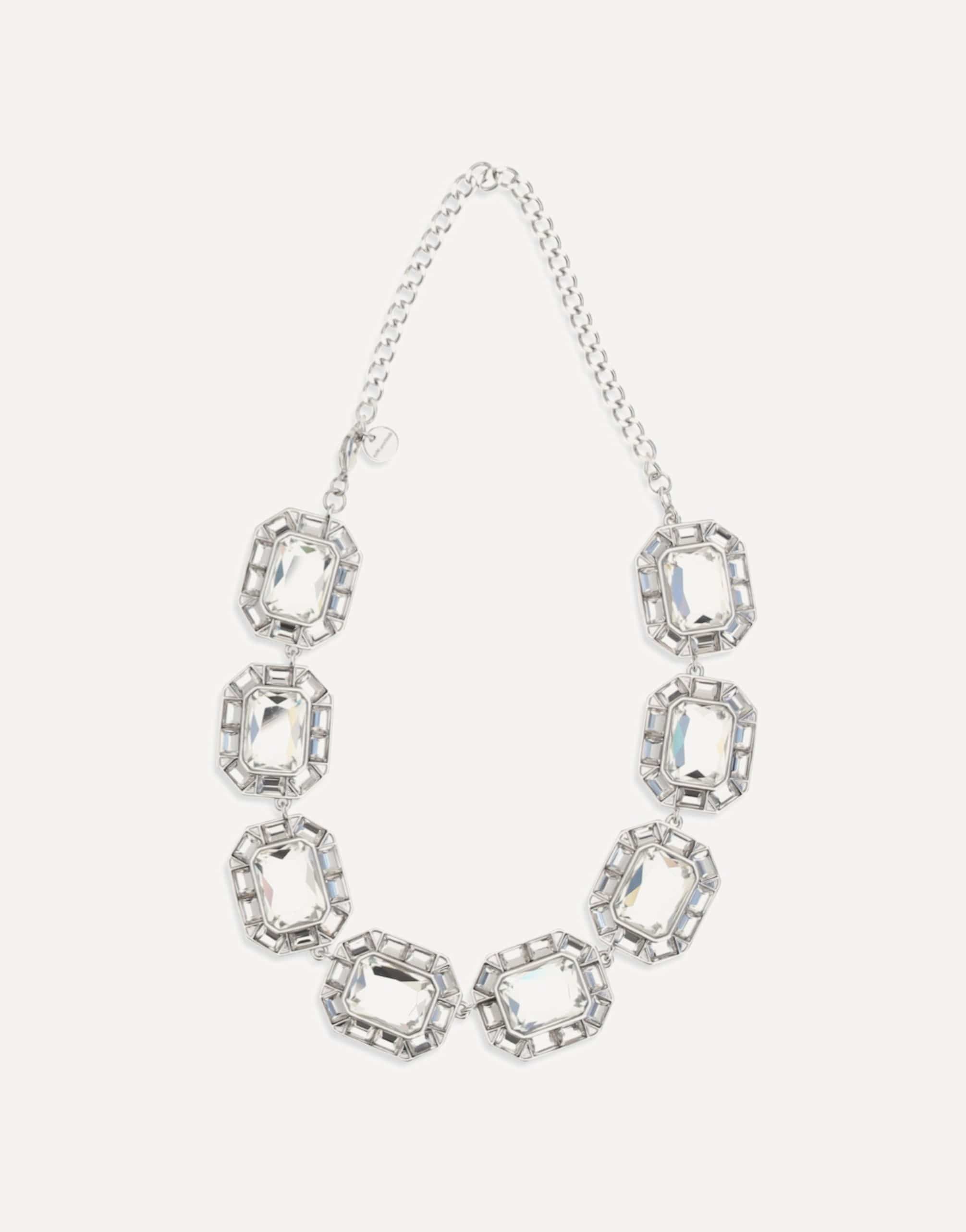 Self-Portrait Self-Portrait Silver Crystal Necklace