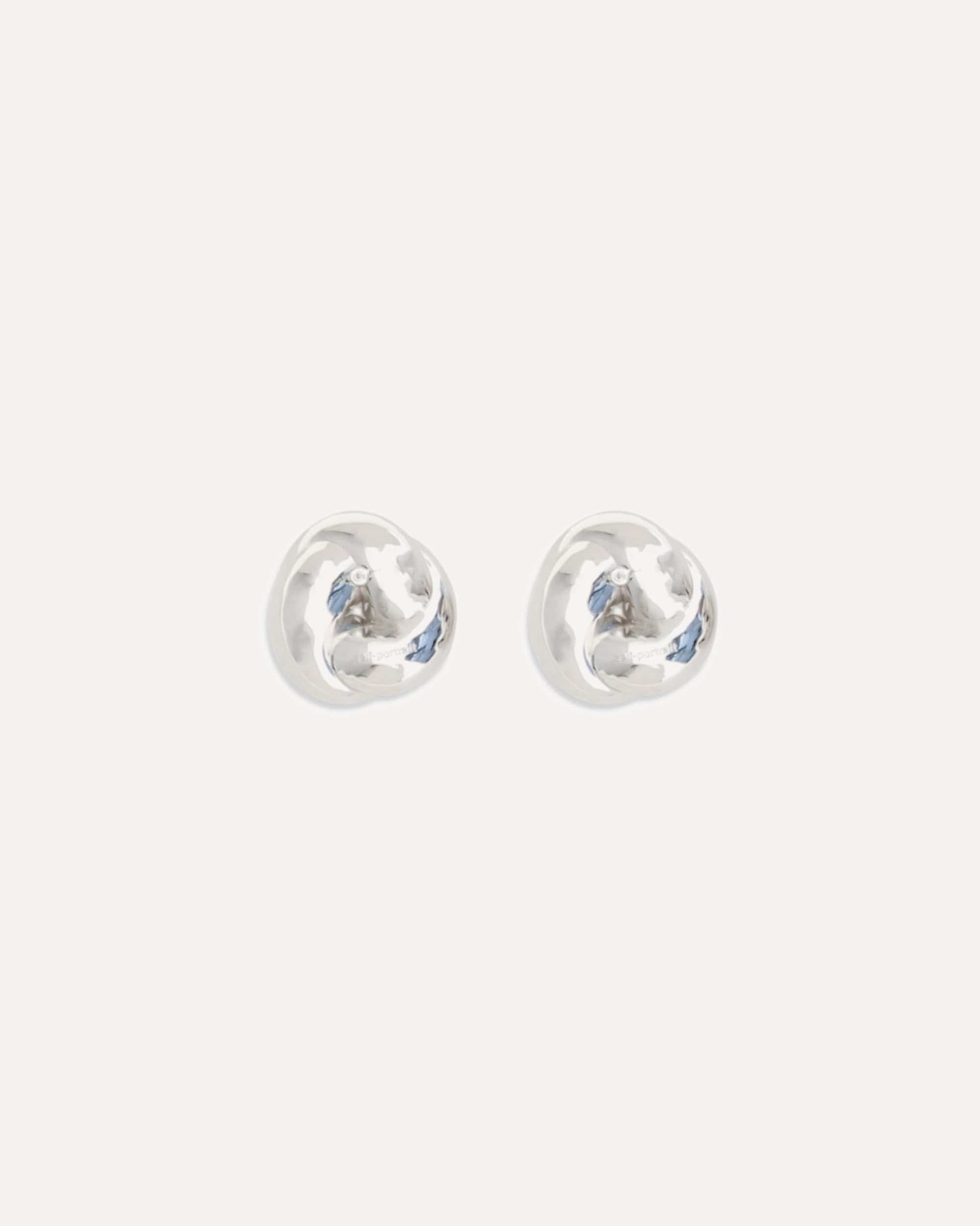 Self-Portrait Self-Portrait Silver Knot Earrings