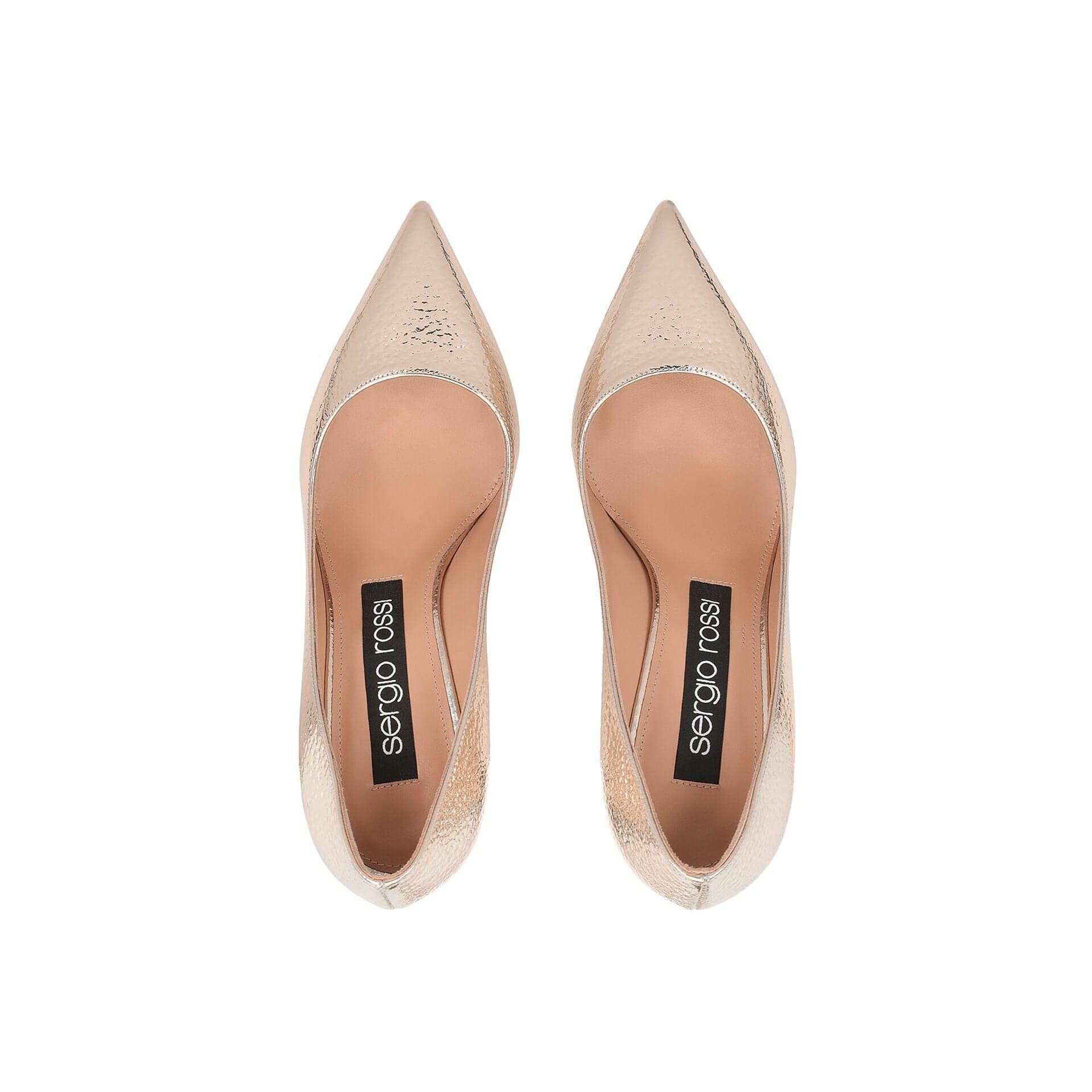 Sergio Rossi Godiva 090 pumps van crack-spiegelleer