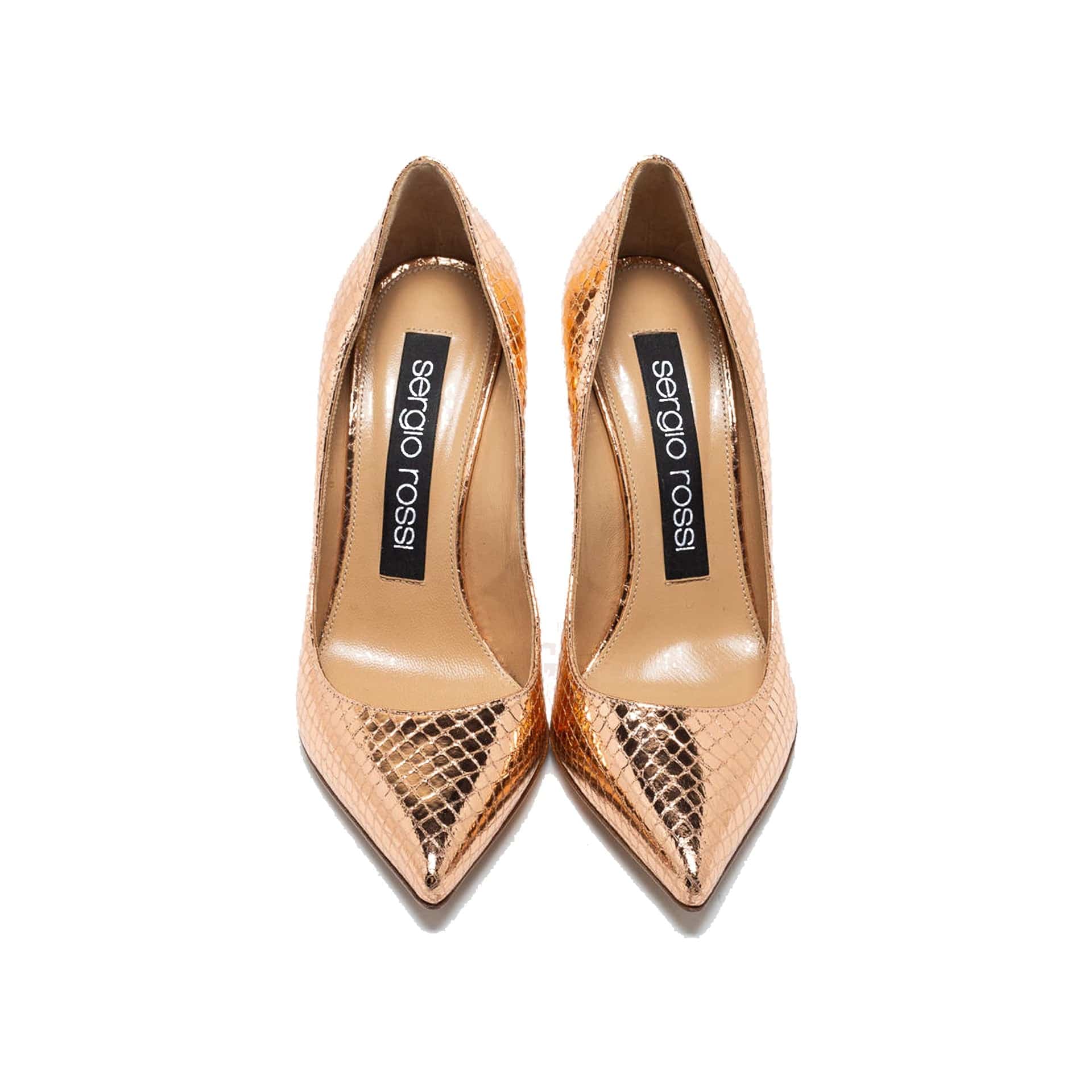 Sergio Rossi Godiva 090 Pumps mit Python-Effekt