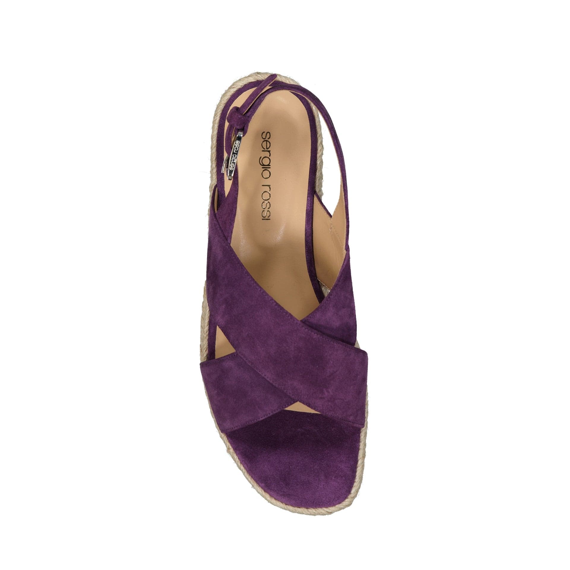 Sergio Rossi Leather Espadrilles With Ankle Buckle