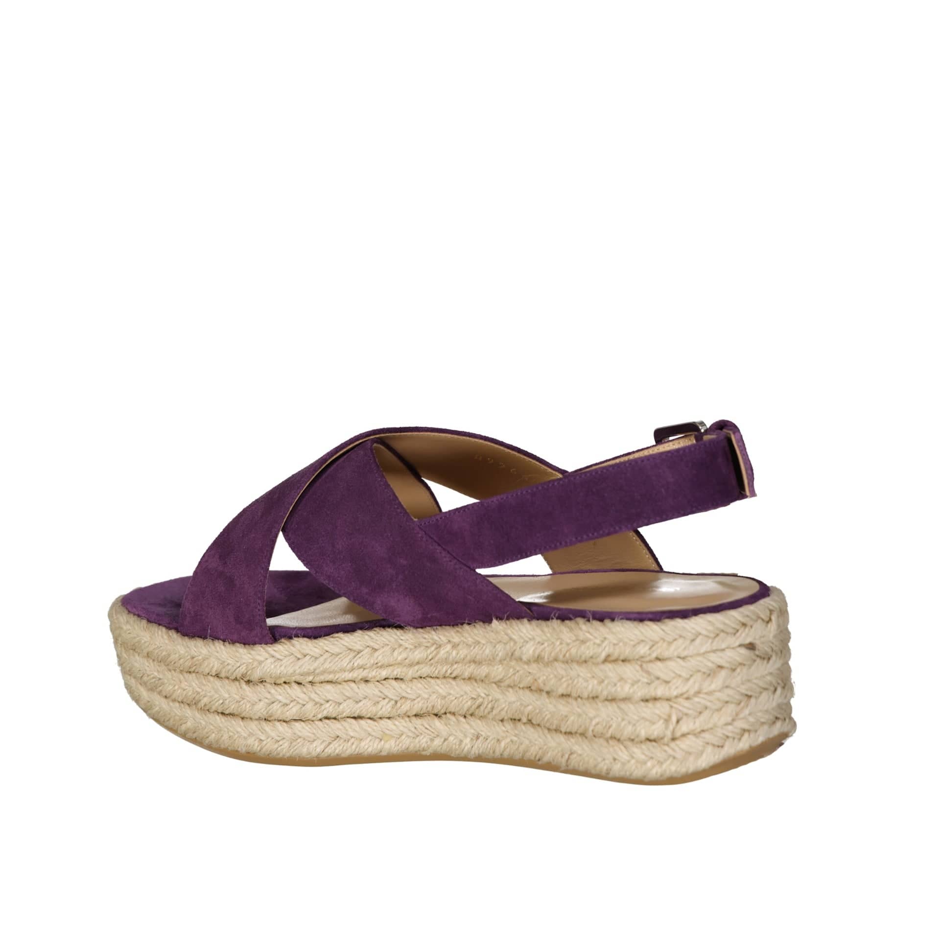 Sergio Rossi Leather Espadrilles With Ankle Buckle