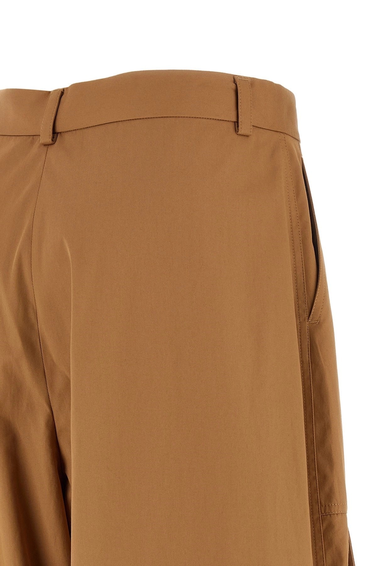 Stella McCartney Beige Cargo Cotton Pants