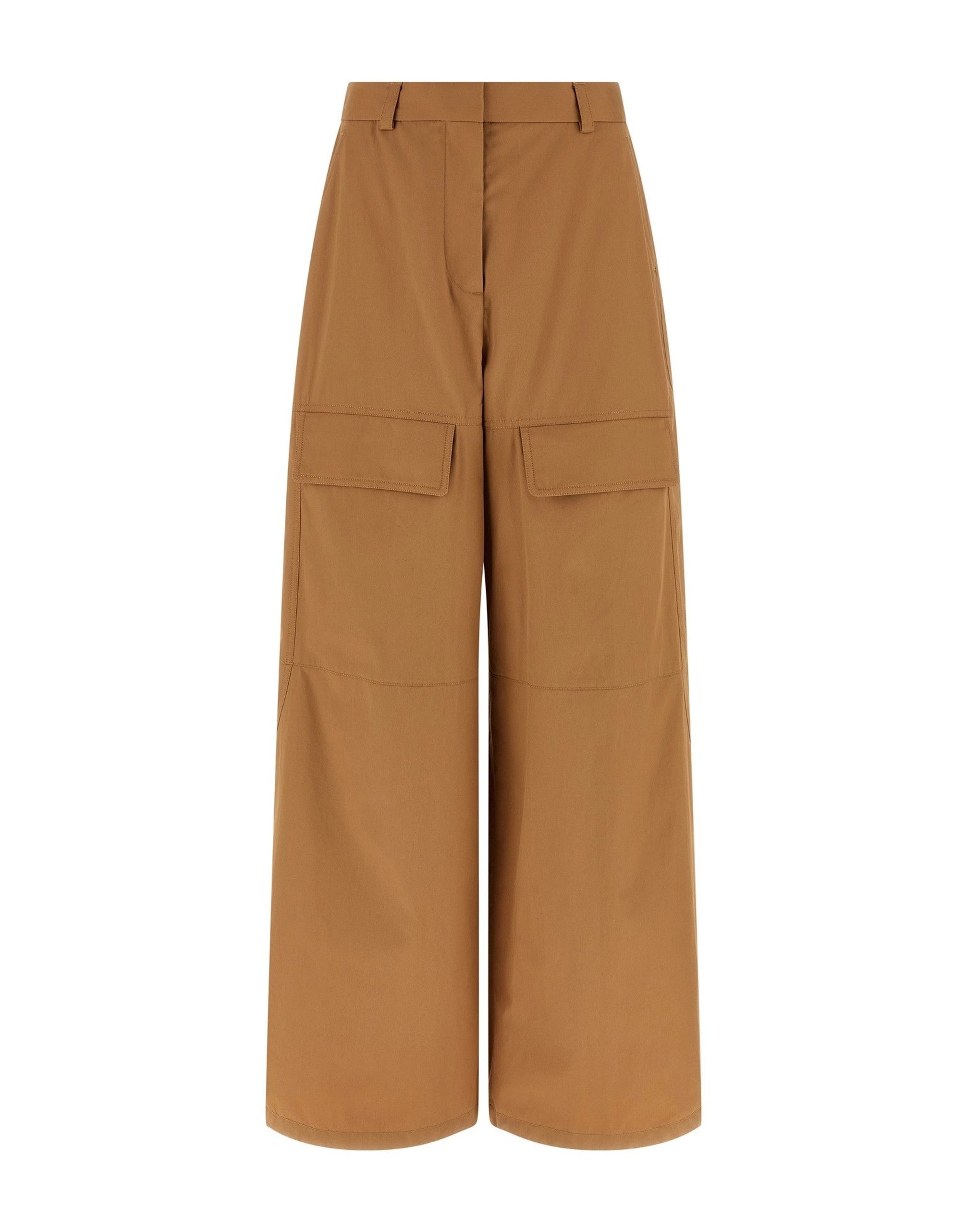Stella McCartney Beige Cargo Cotton Pants