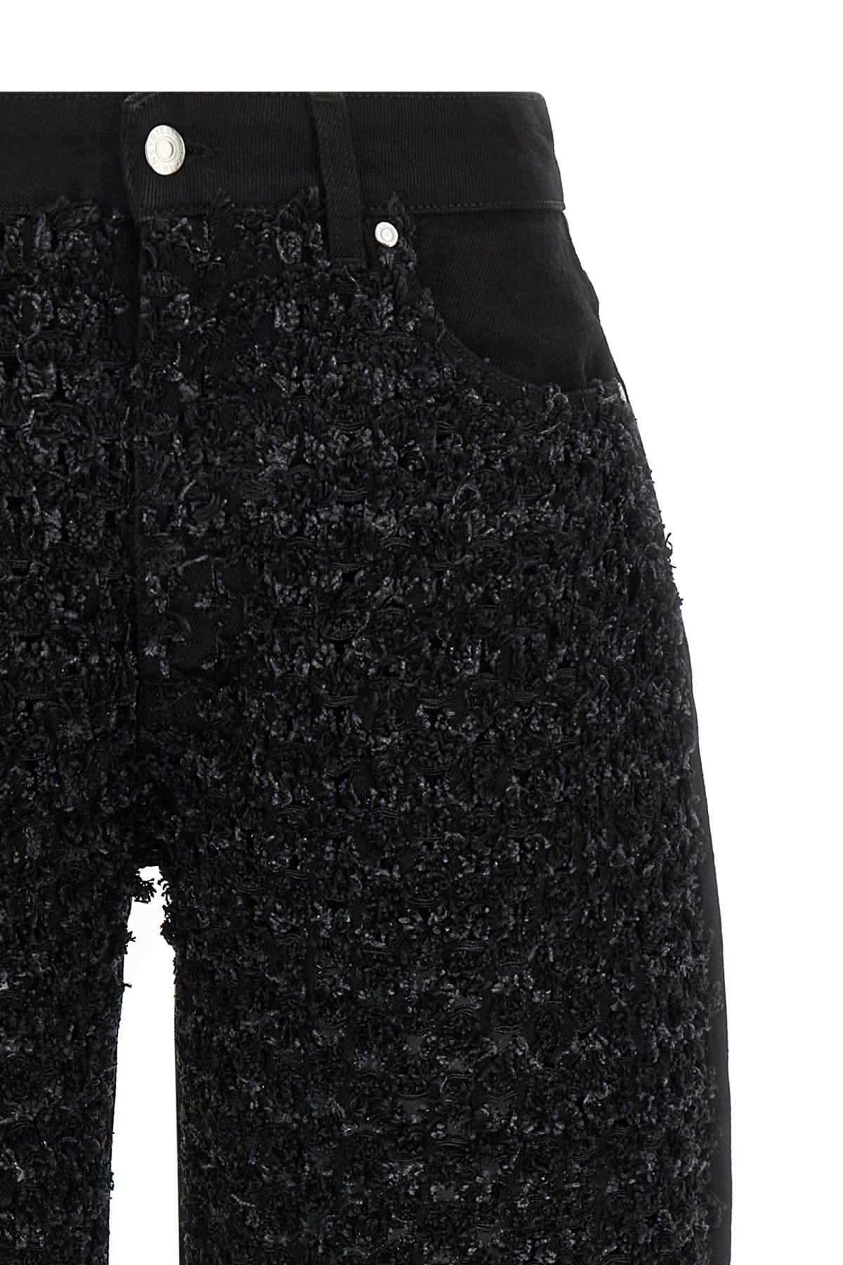 Stella McCartney Stella McCartney Black Bouclé Jeans