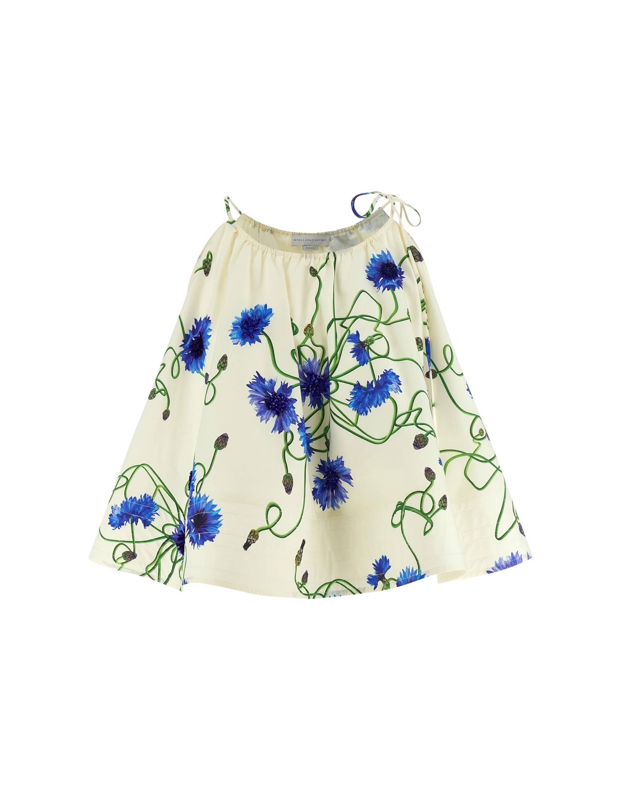 Stella McCartney Stella McCartney Fiordaliso Printed Cotton Top
