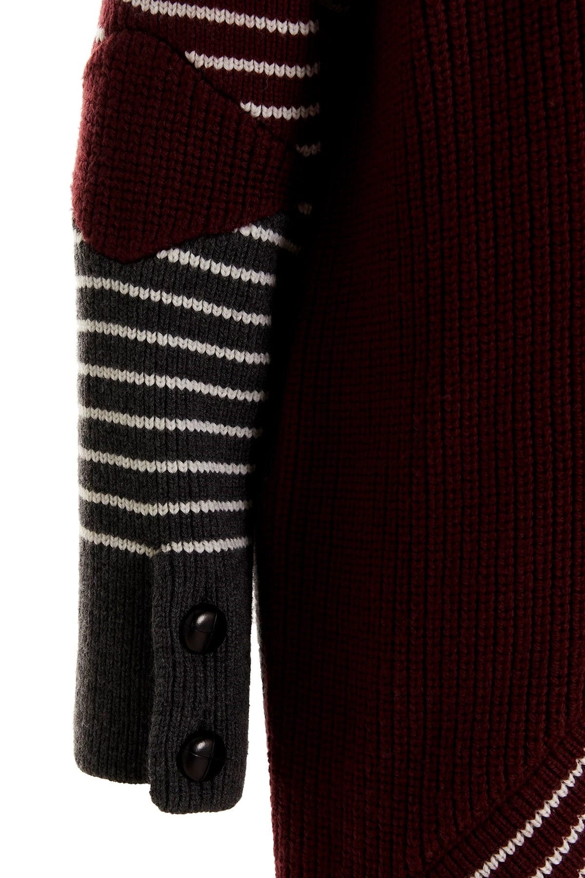Stella McCartney Multicolor Striped Wool Coat