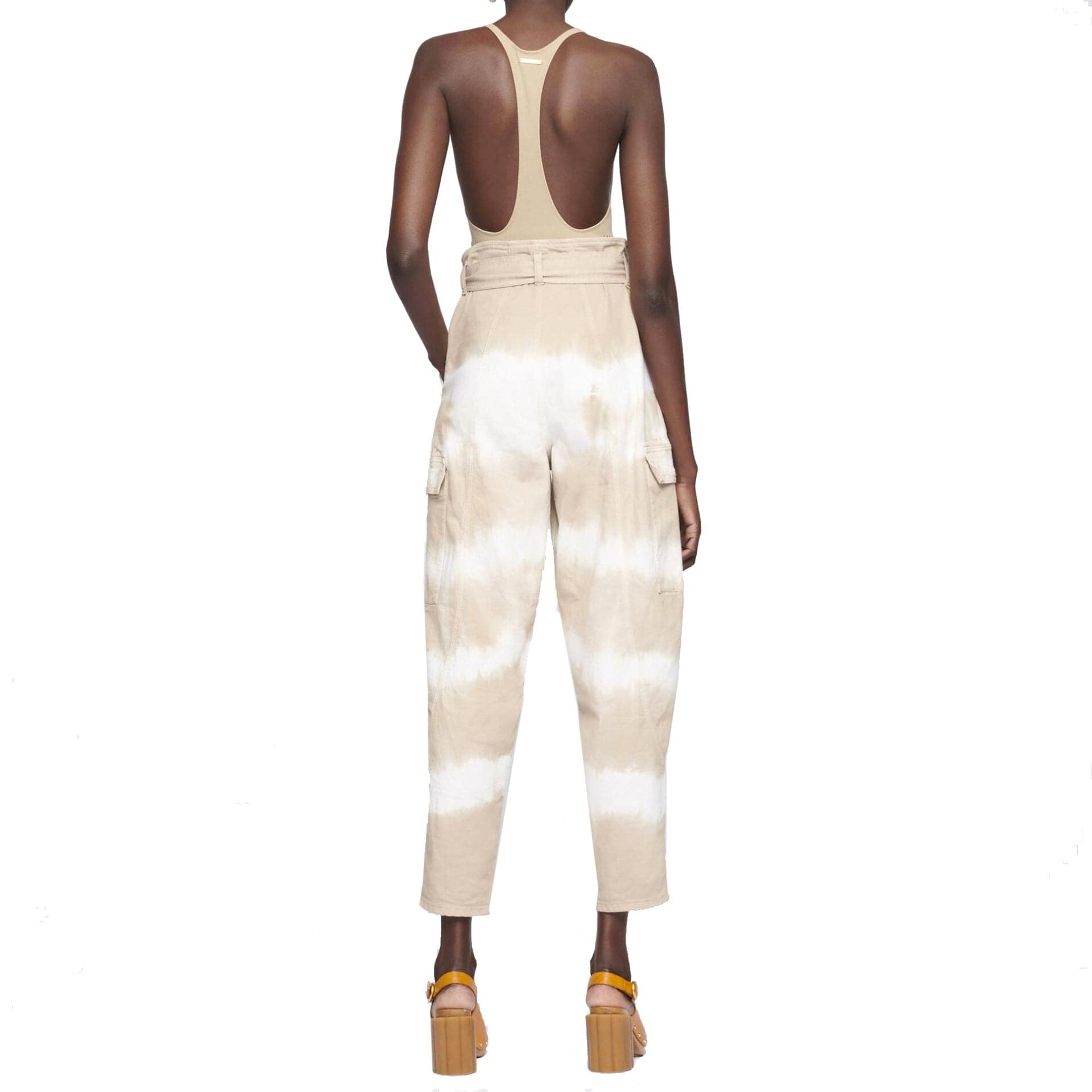 Stella McCartney Tie-Dye Denim Jeans With Belt