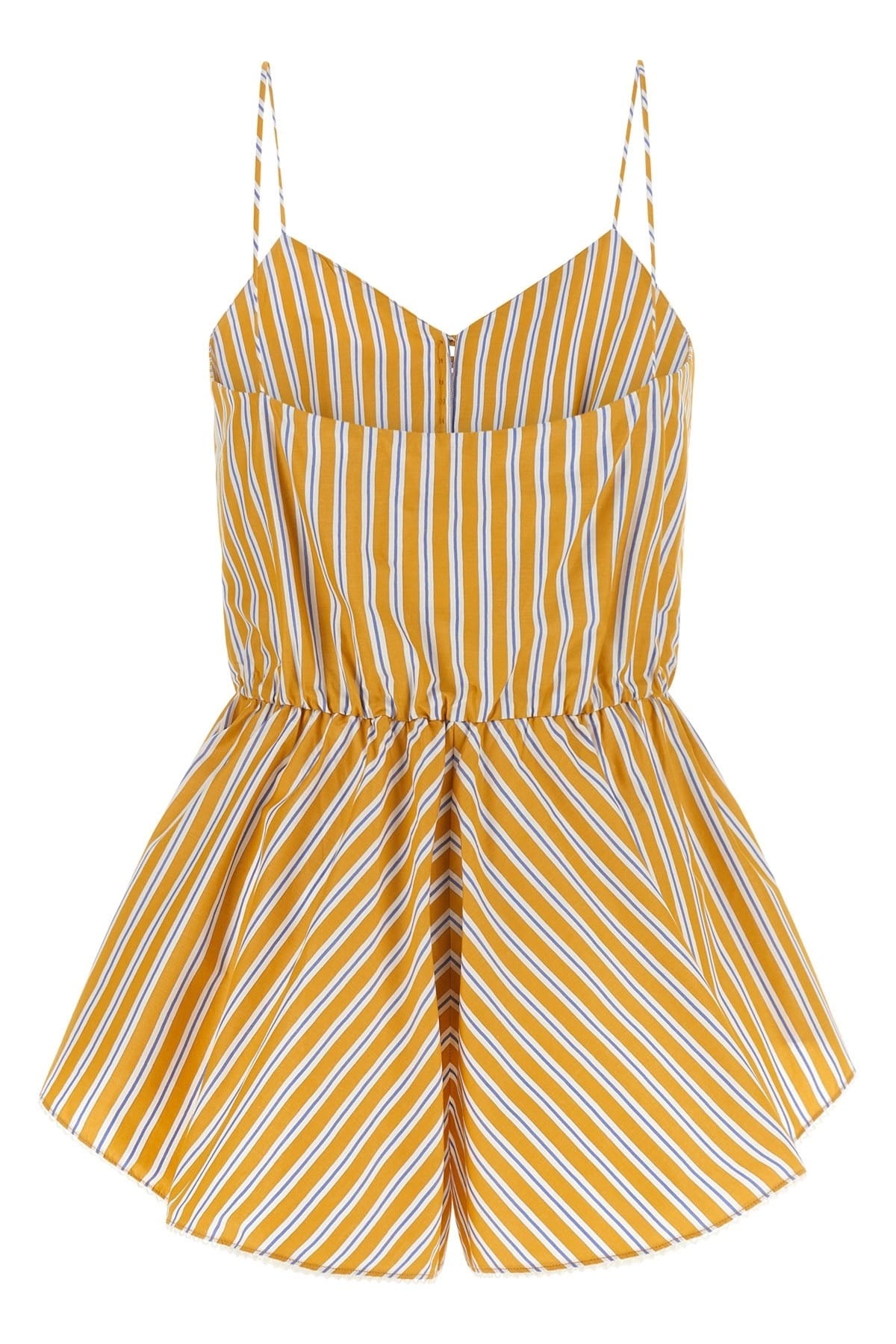 The Andamane The Andamane Celeste Striped Cotton Jumpsuit